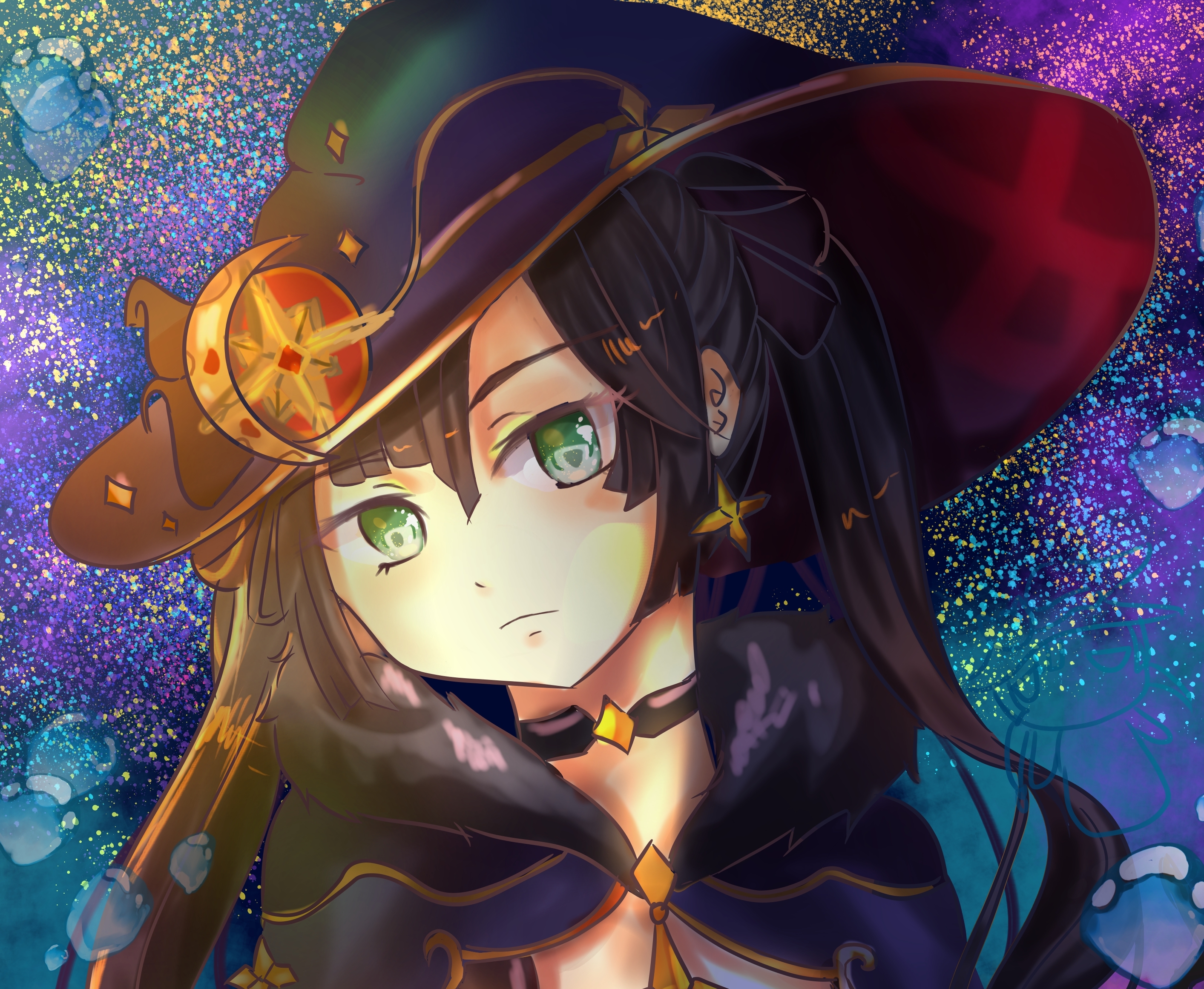Mona from Genshin Impact HD Wallpaper