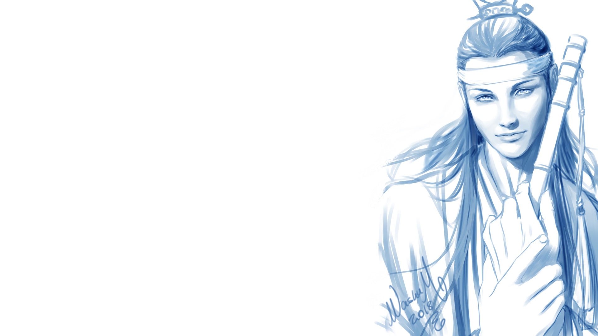 Lan Wangji from Mo Dao Zu Shi HD Wallpaper