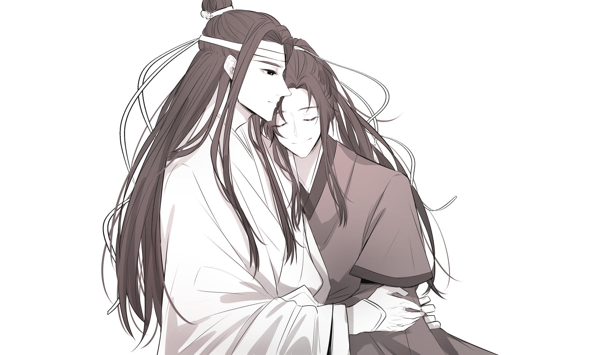 Wei Wuxian and Lan Wangji from Mo Dao Zu Shi HD Wallpaper