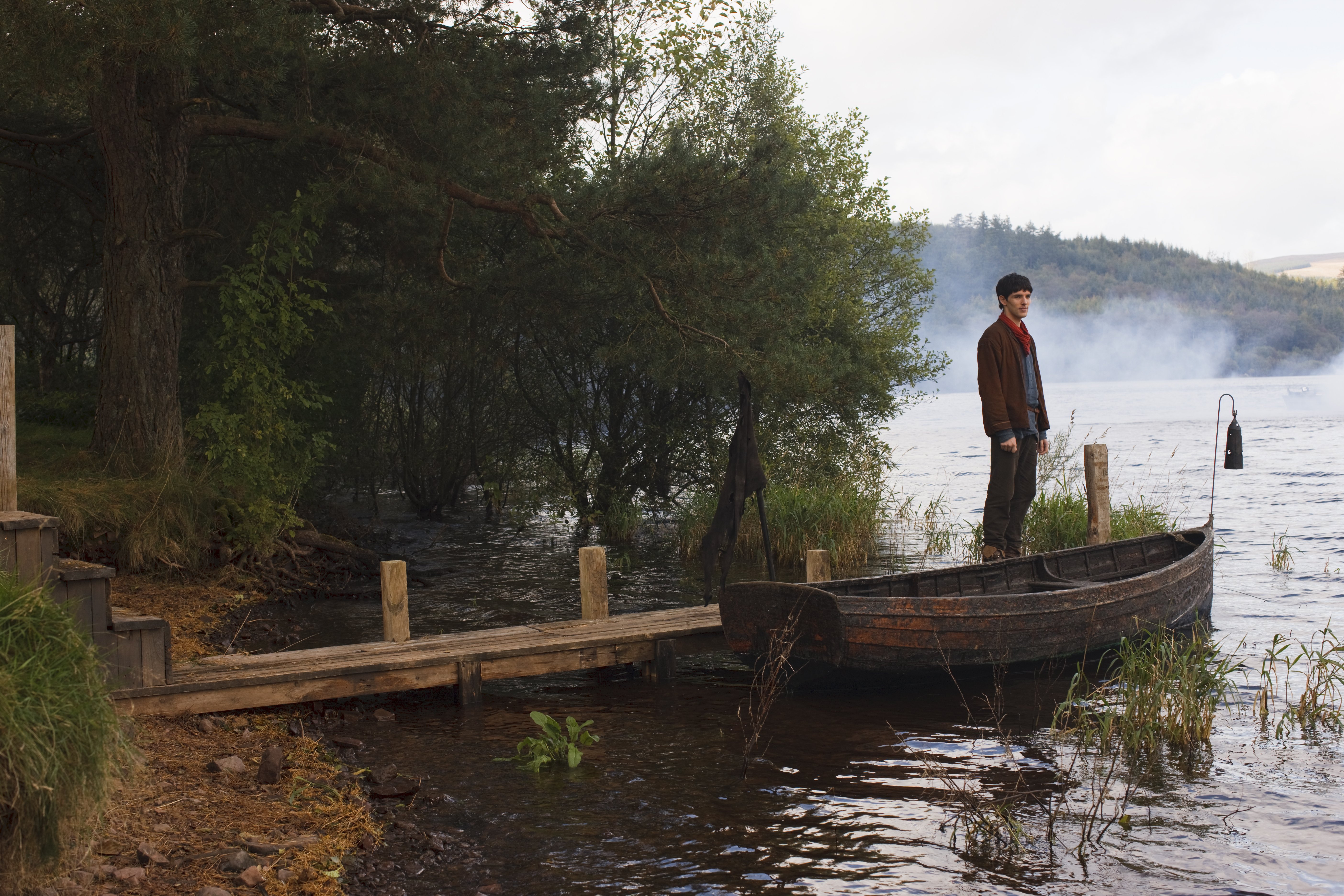 Merlin from Merlin (TV Show) by a lake HD Wallpaper