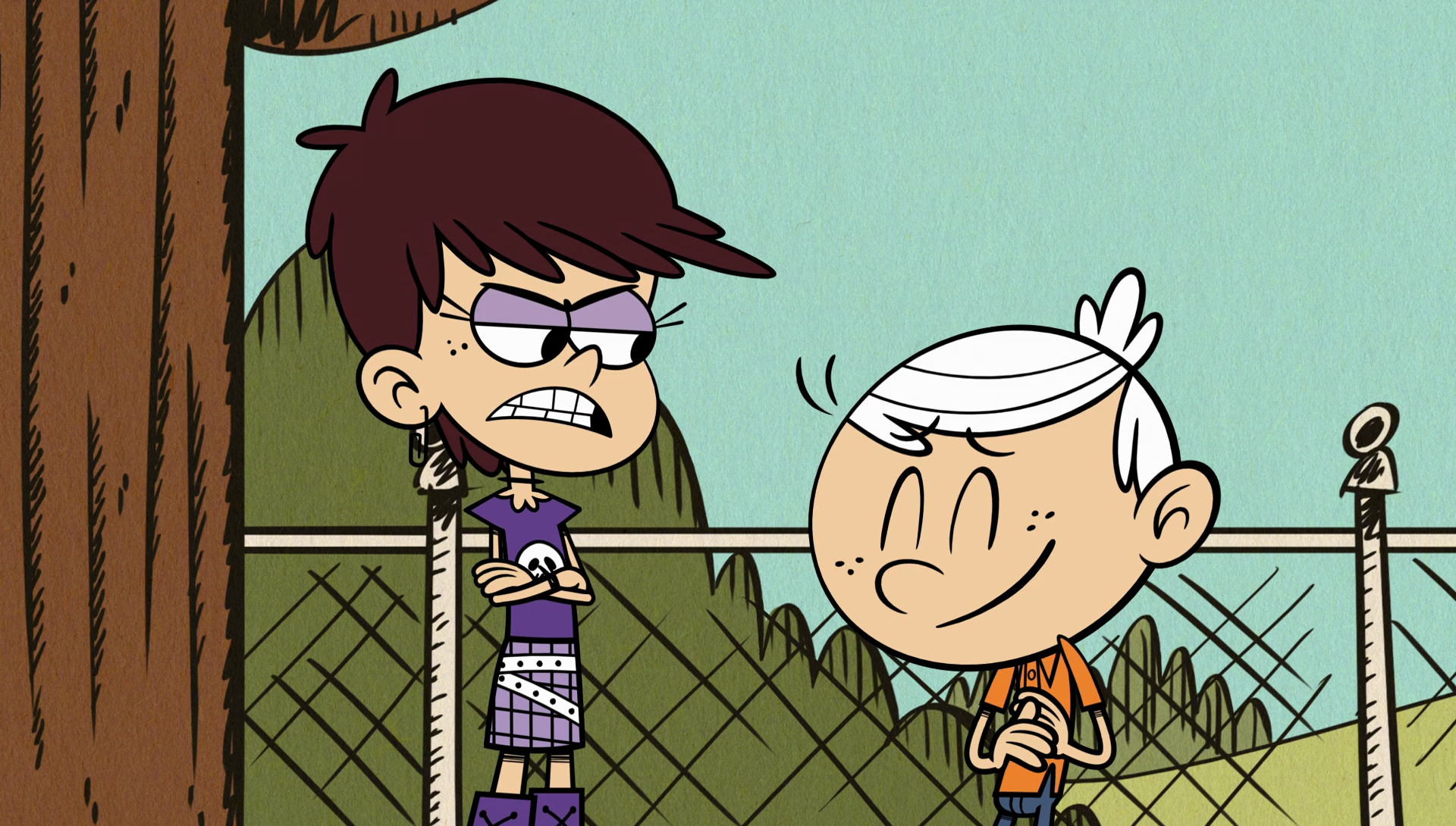 Luna and Lincoln Loud from The Loud House HD Wallpaper