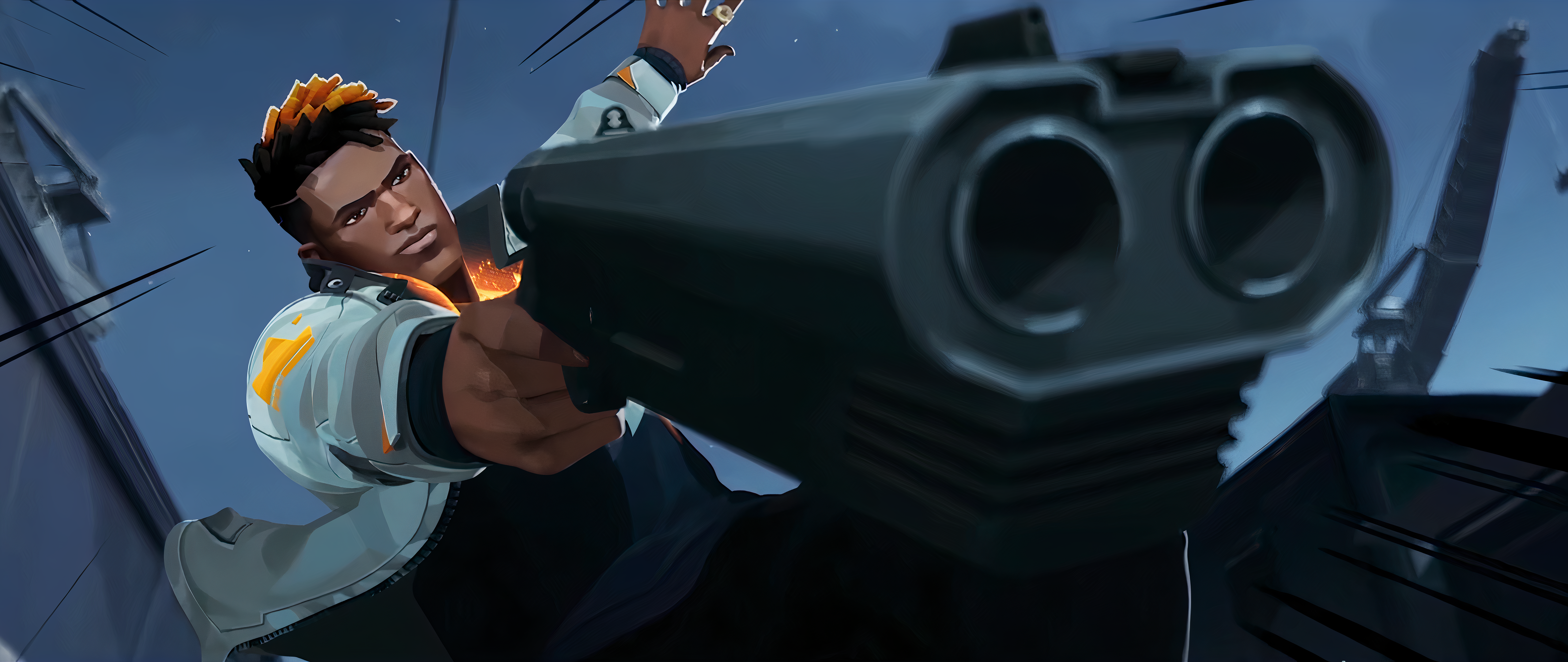 Phoenix from Valorant aiming a shotgun HD Wallpaper