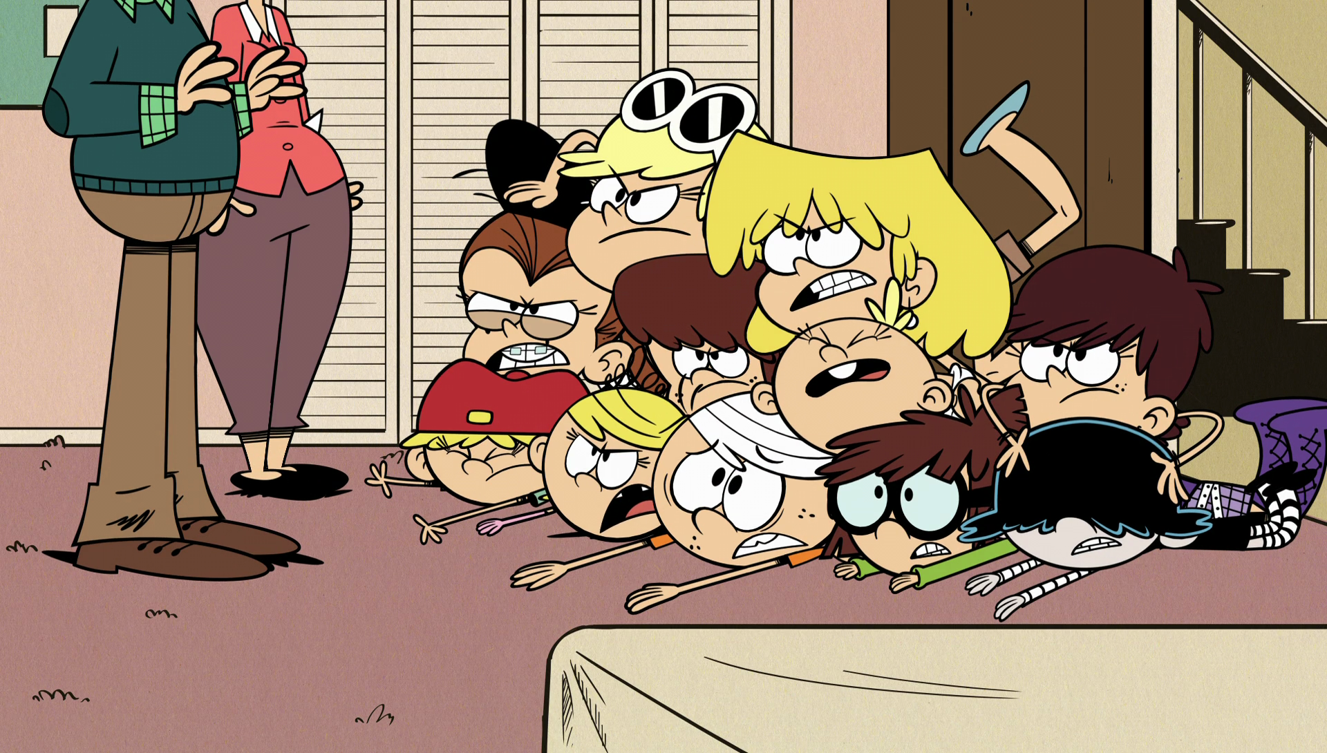 The Loud House: The Loud Siblings and Parents HD Wallpaper