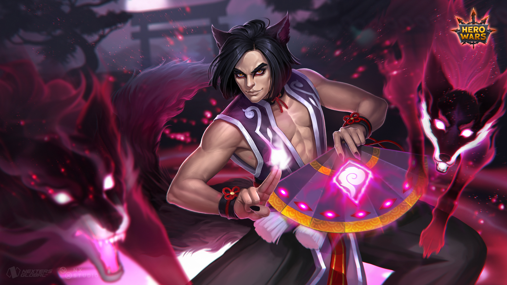 K'arkh from Hero Wars with Fox Spirits HD Wallpaper