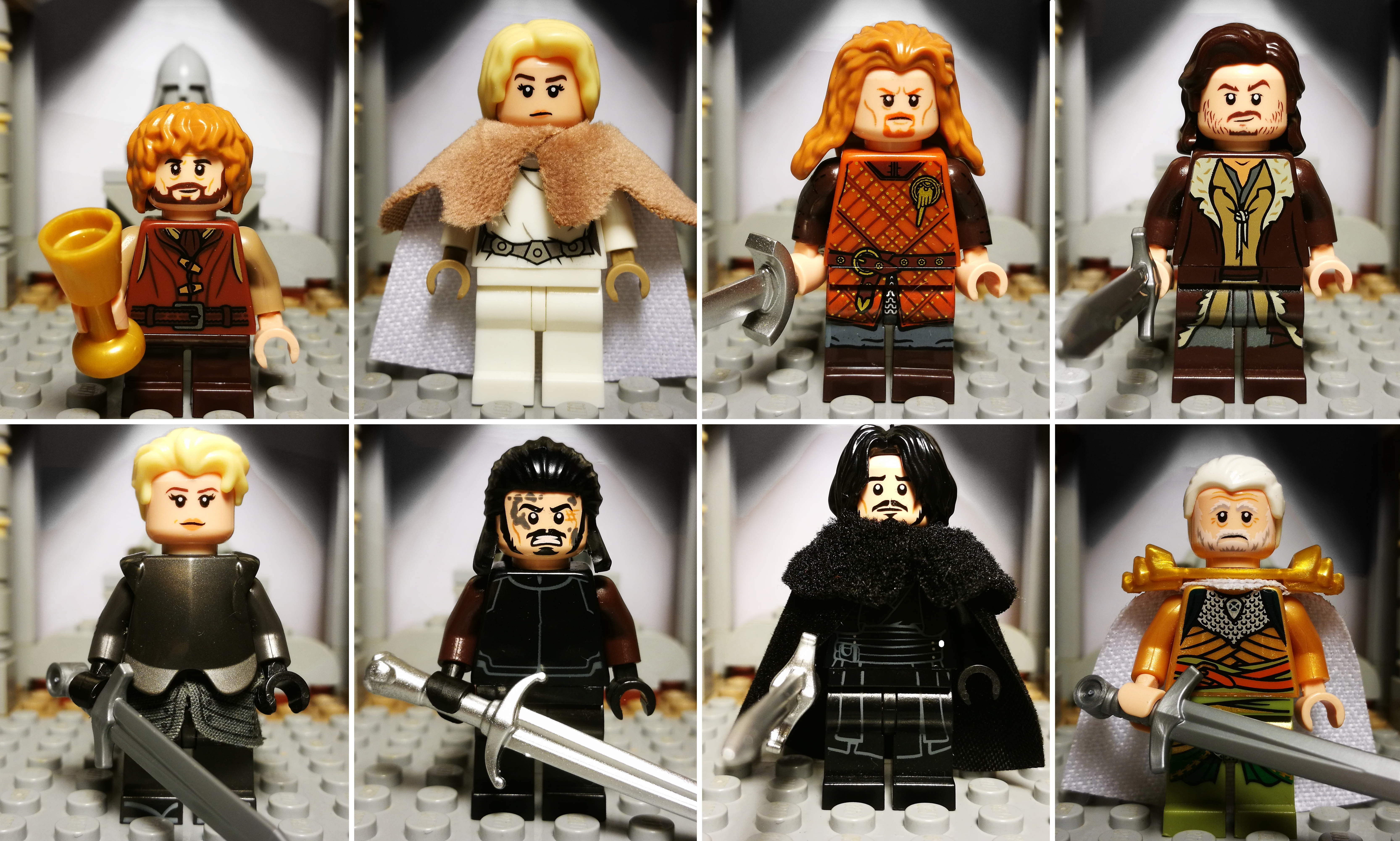 LEGO Game of Thrones Minifigures HD Wallpaper