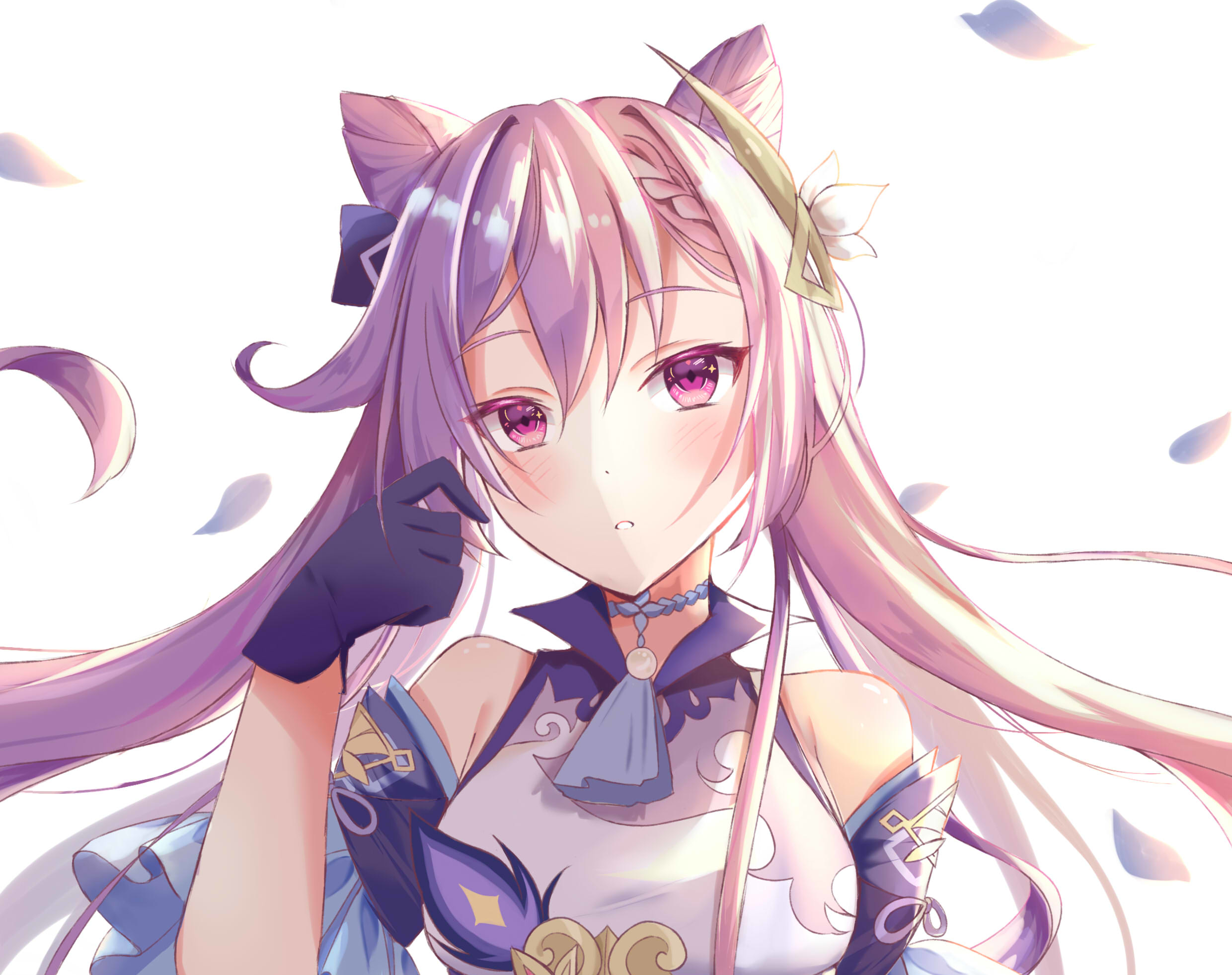 Keqing from Genshin Impact HD Wallpaper