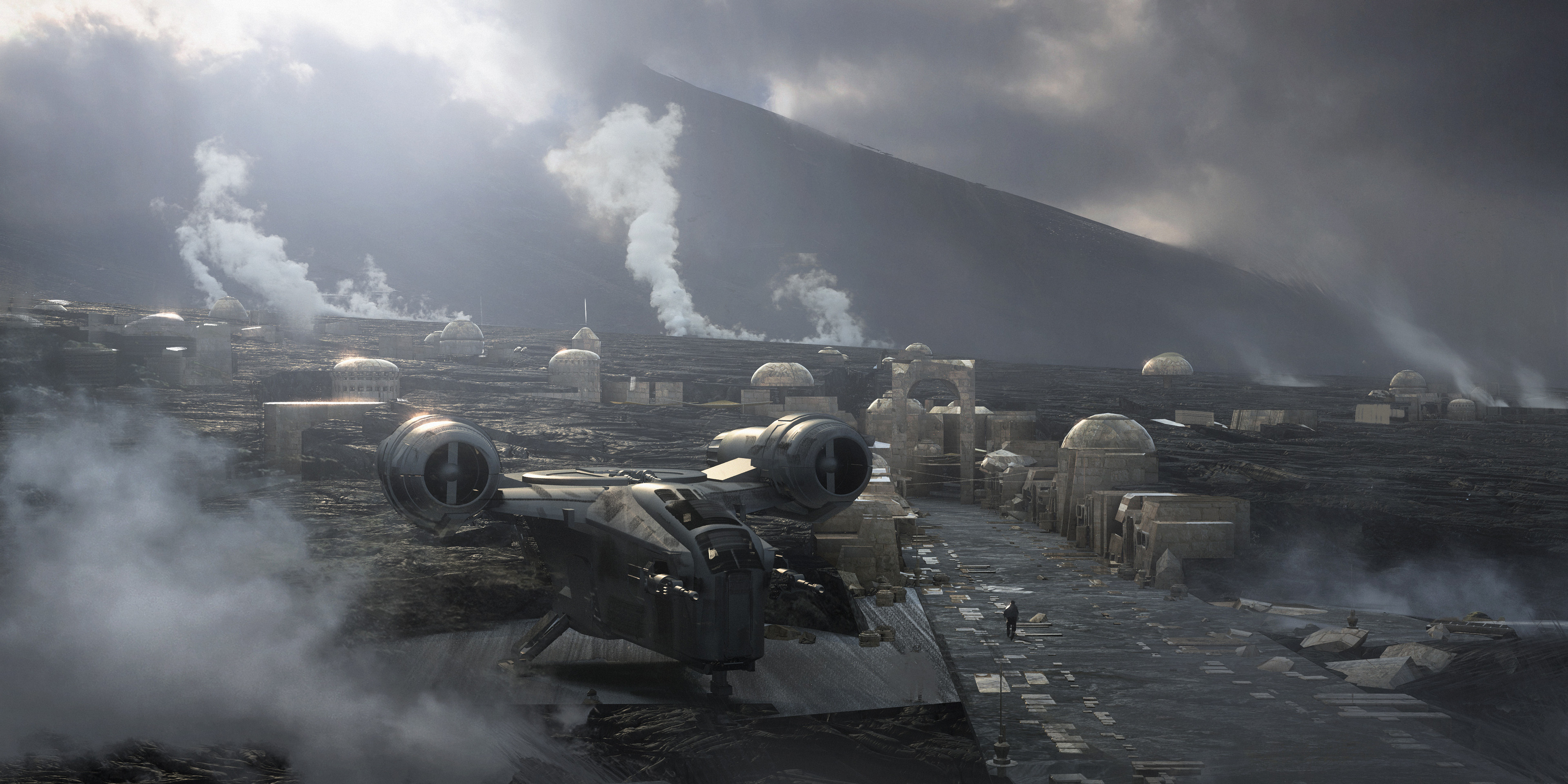 The Mandalorian Concept Art HD Wallpaper