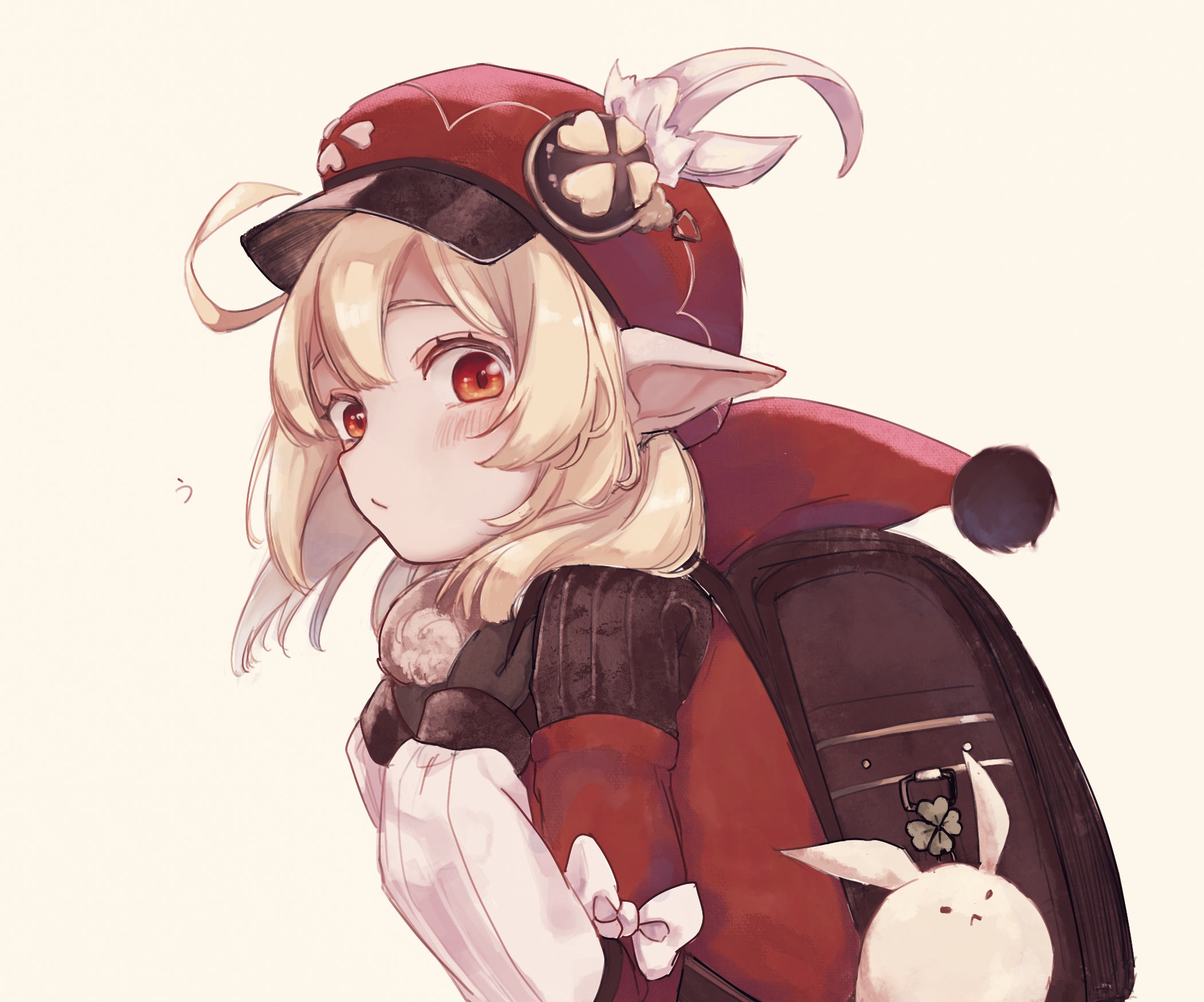Klee from Genshin Impact with a backpack HD Wallpaper