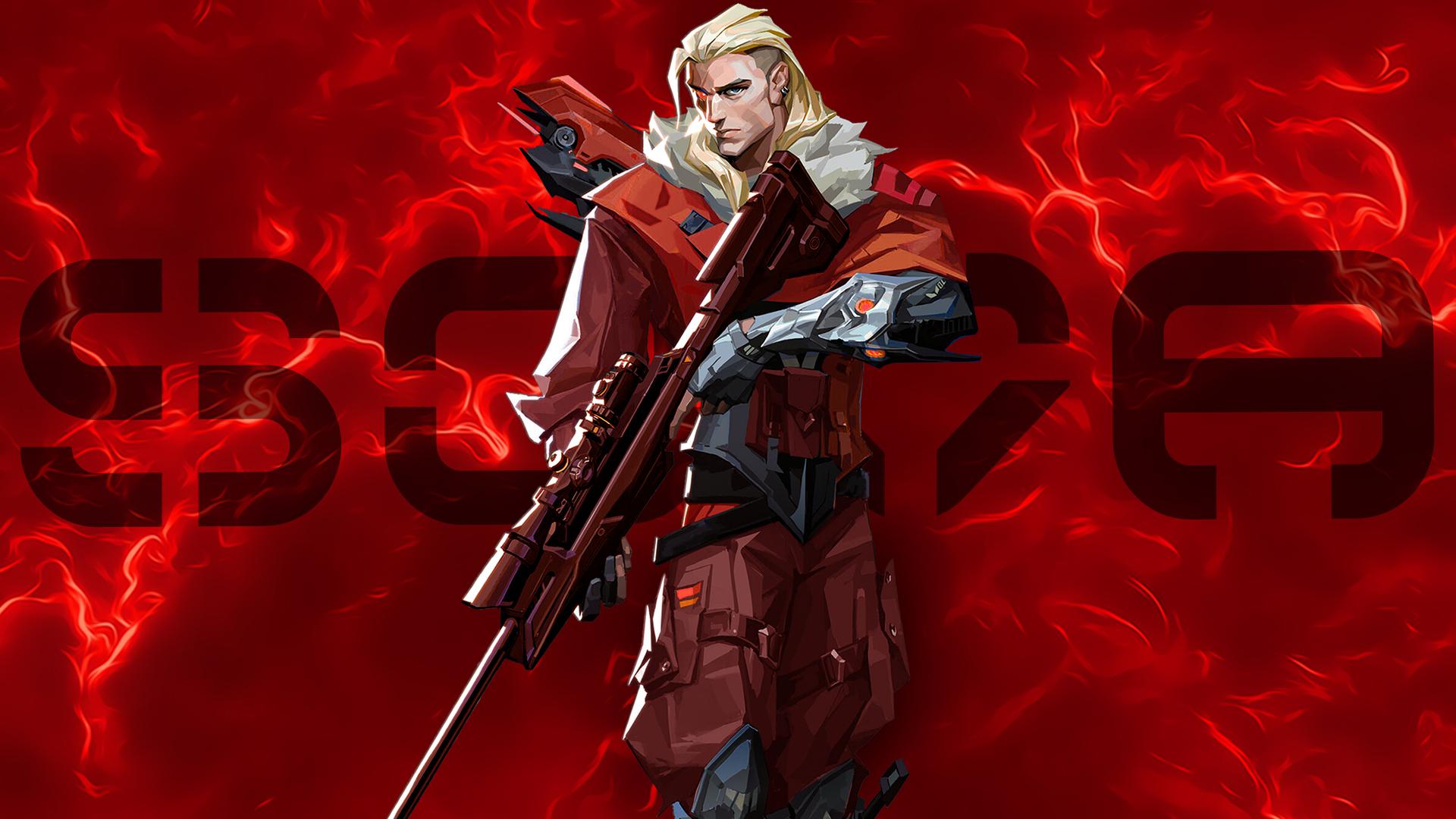 Sova from Valorant with a sniper rifle HD Wallpaper