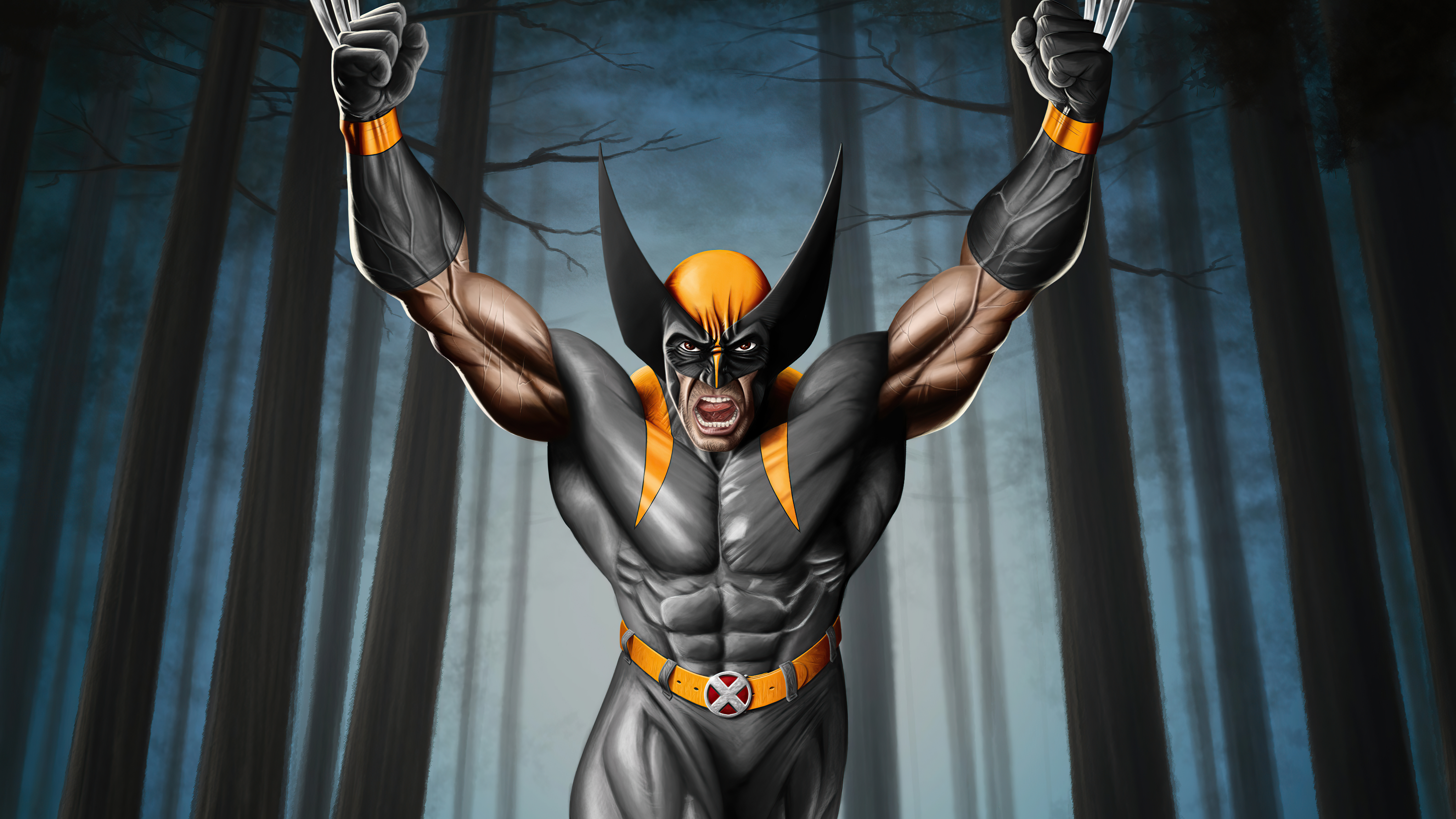 Wolverine from Marvel Comics X-Men HD Wallpaper
