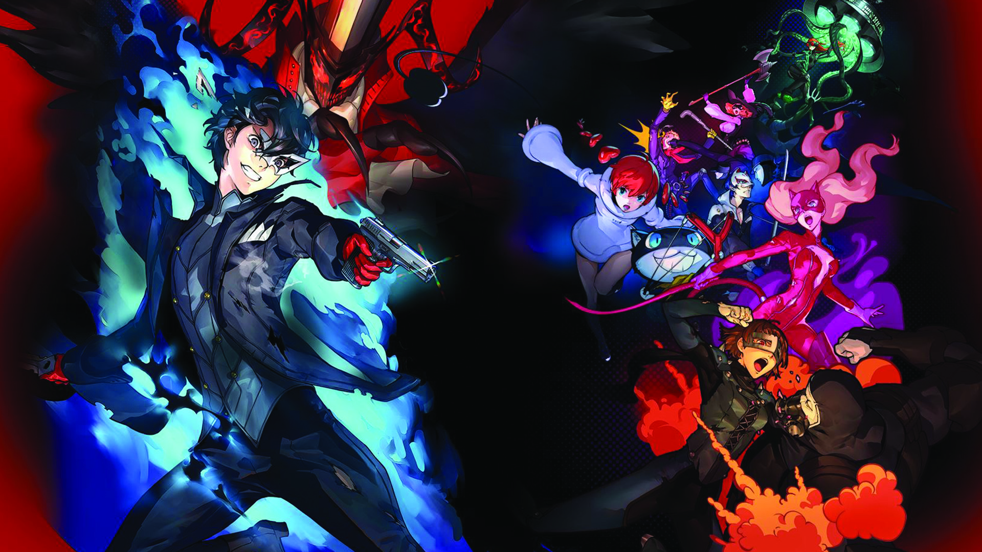 Persona 5 Strikers Characters HD Wallpaper