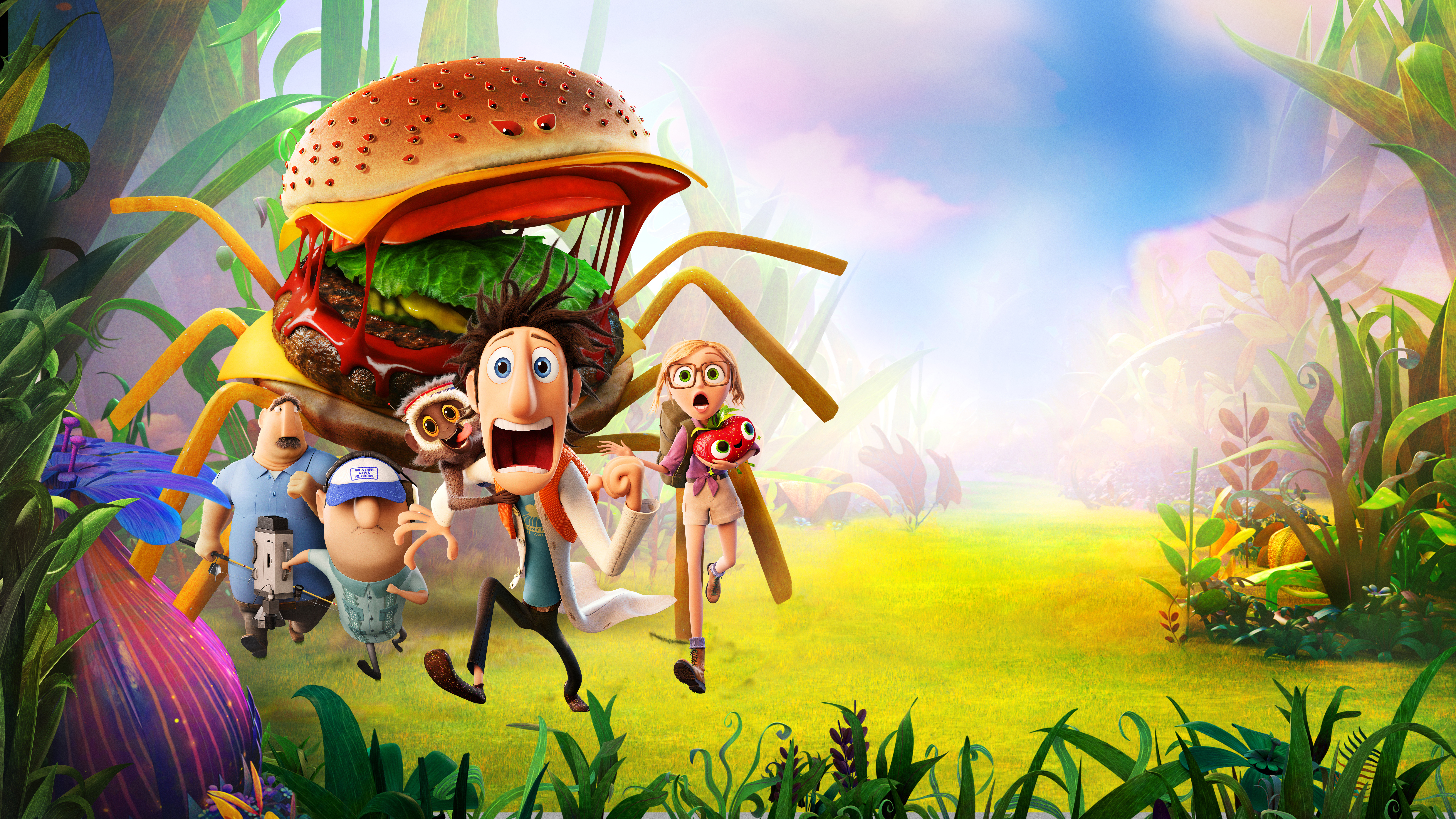 Cloudy with a Chance of Meatballs 2 Foodimals HD Wallpaper