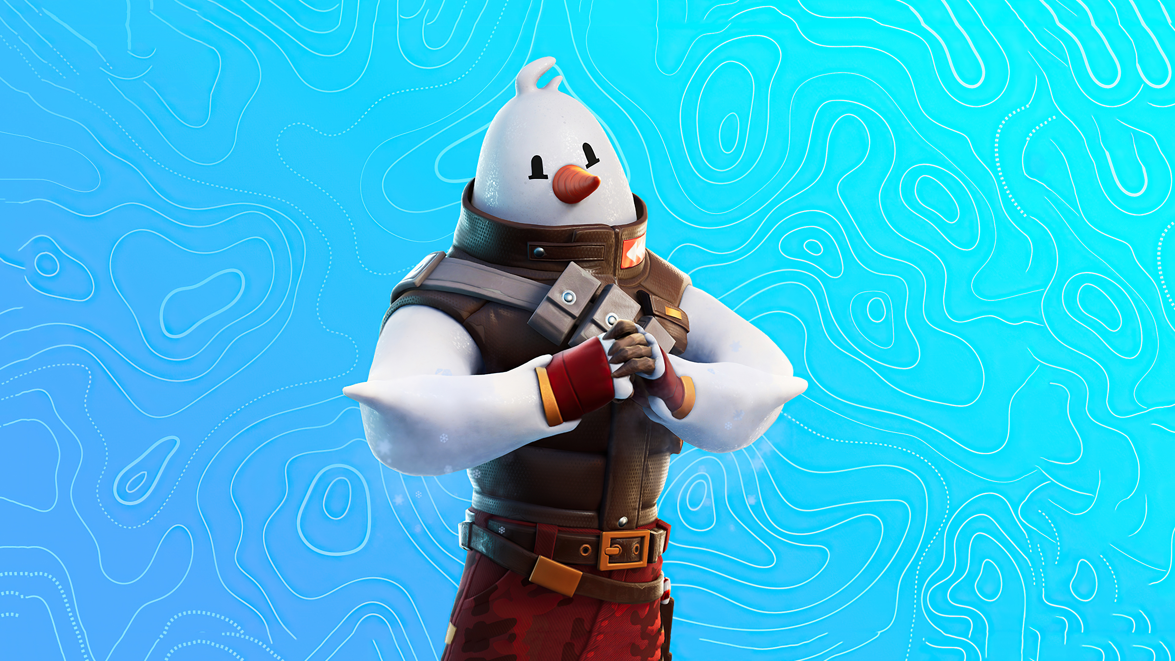 Snowmando from Fortnite 4K HD Wallpaper