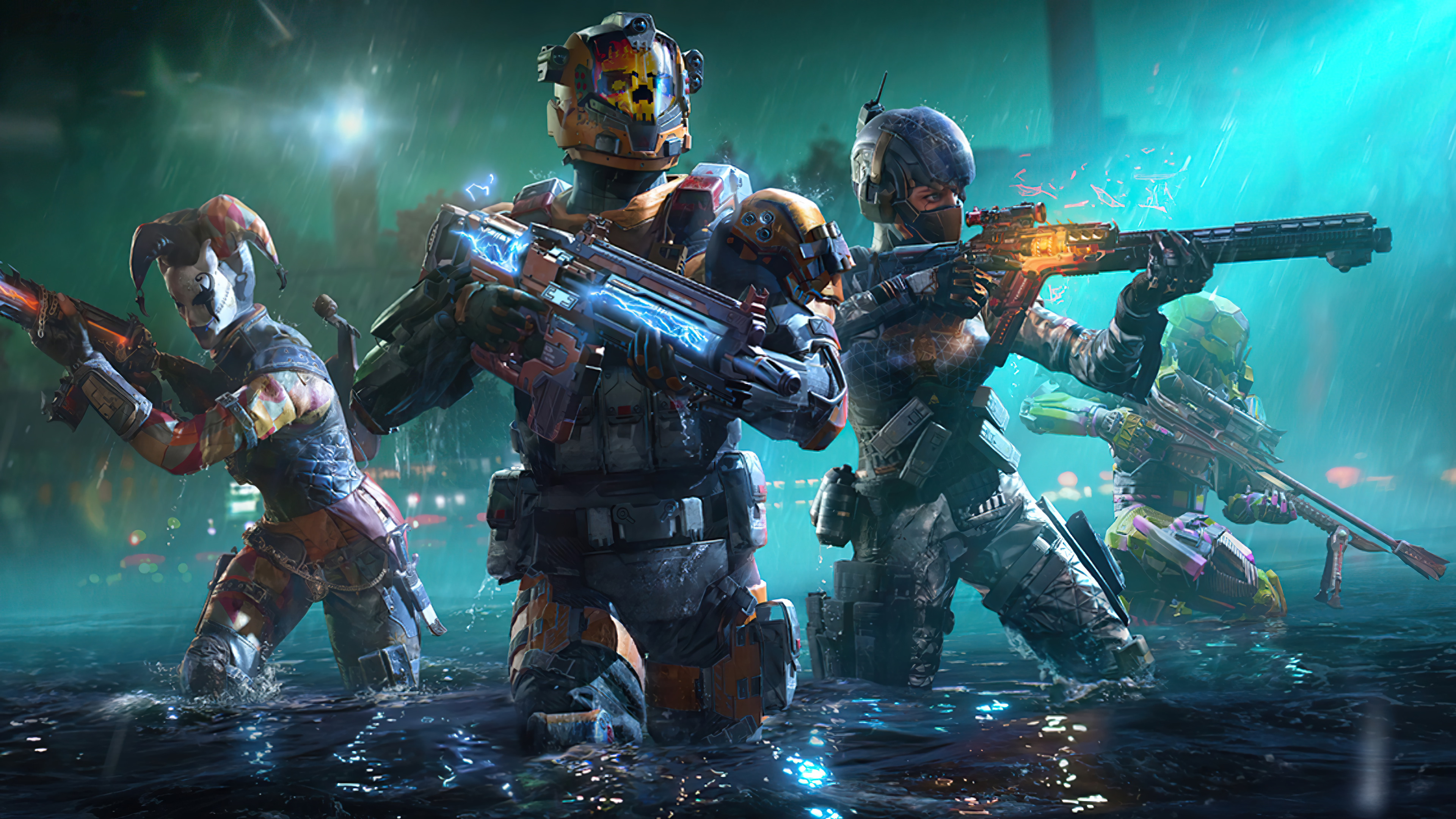 Call of Duty: Mobile characters in water HD Wallpaper