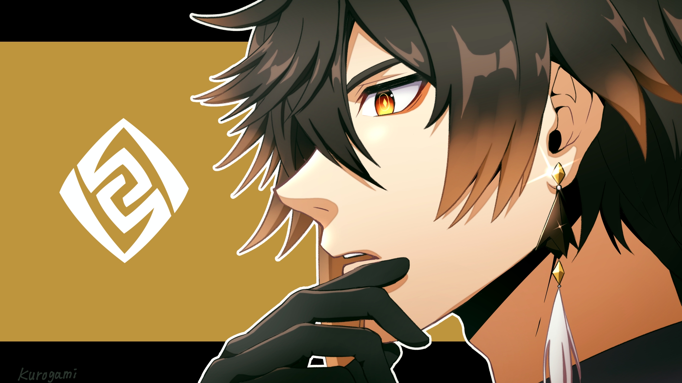 Zhongli from Genshin Impact HD Wallpaper