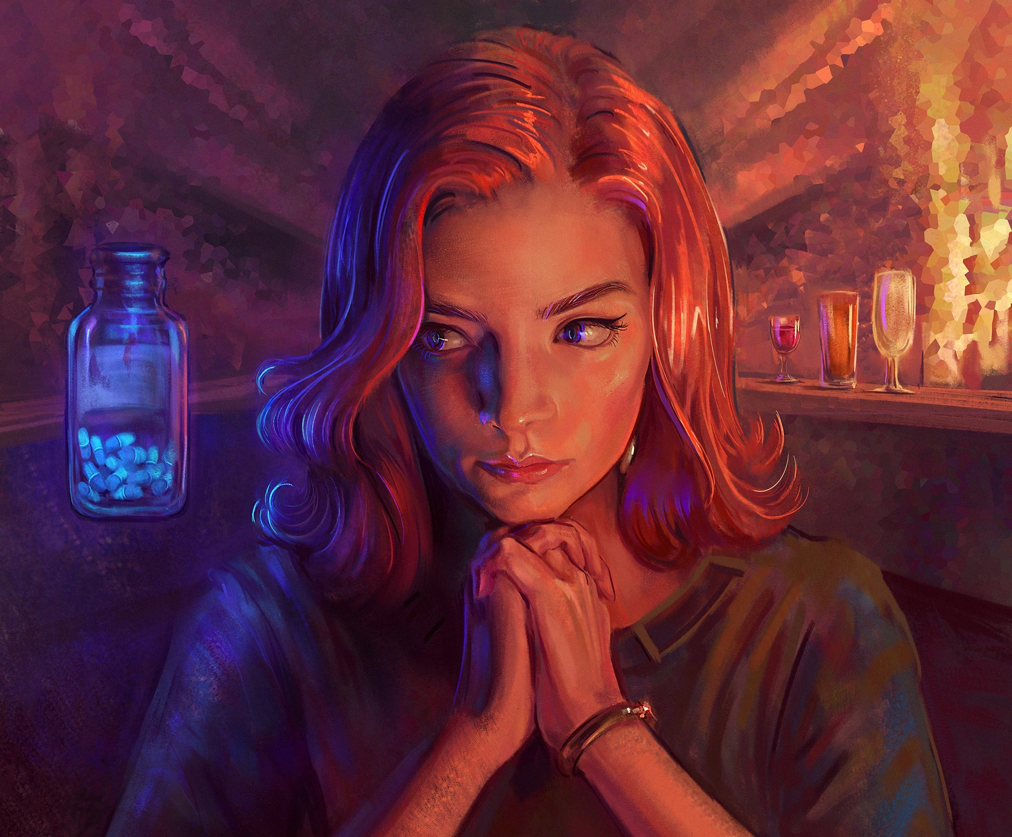 Anya Taylor-Joy from The Queen's Gambit HD Wallpaper