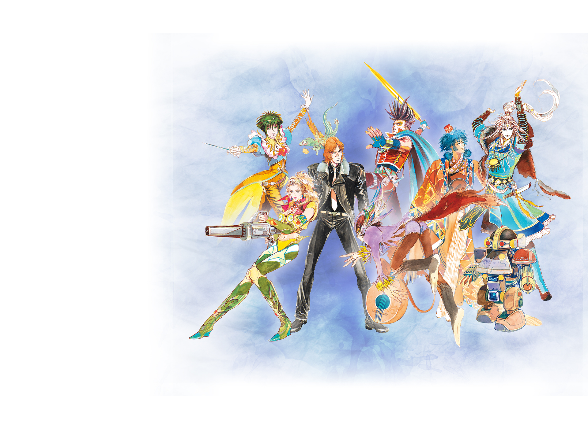 Characters from SaGa Frontier HD Wallpaper
