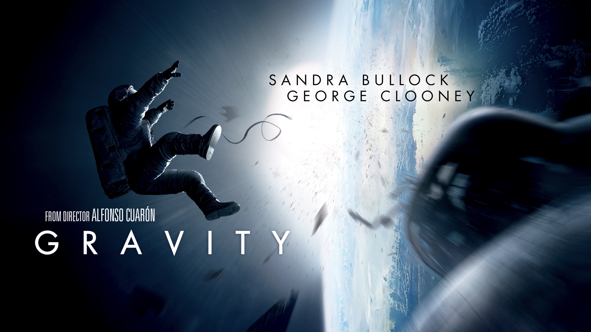 Gravity Sandra Bullock George Clooney Alfonso Cuarón HD Wallpaper