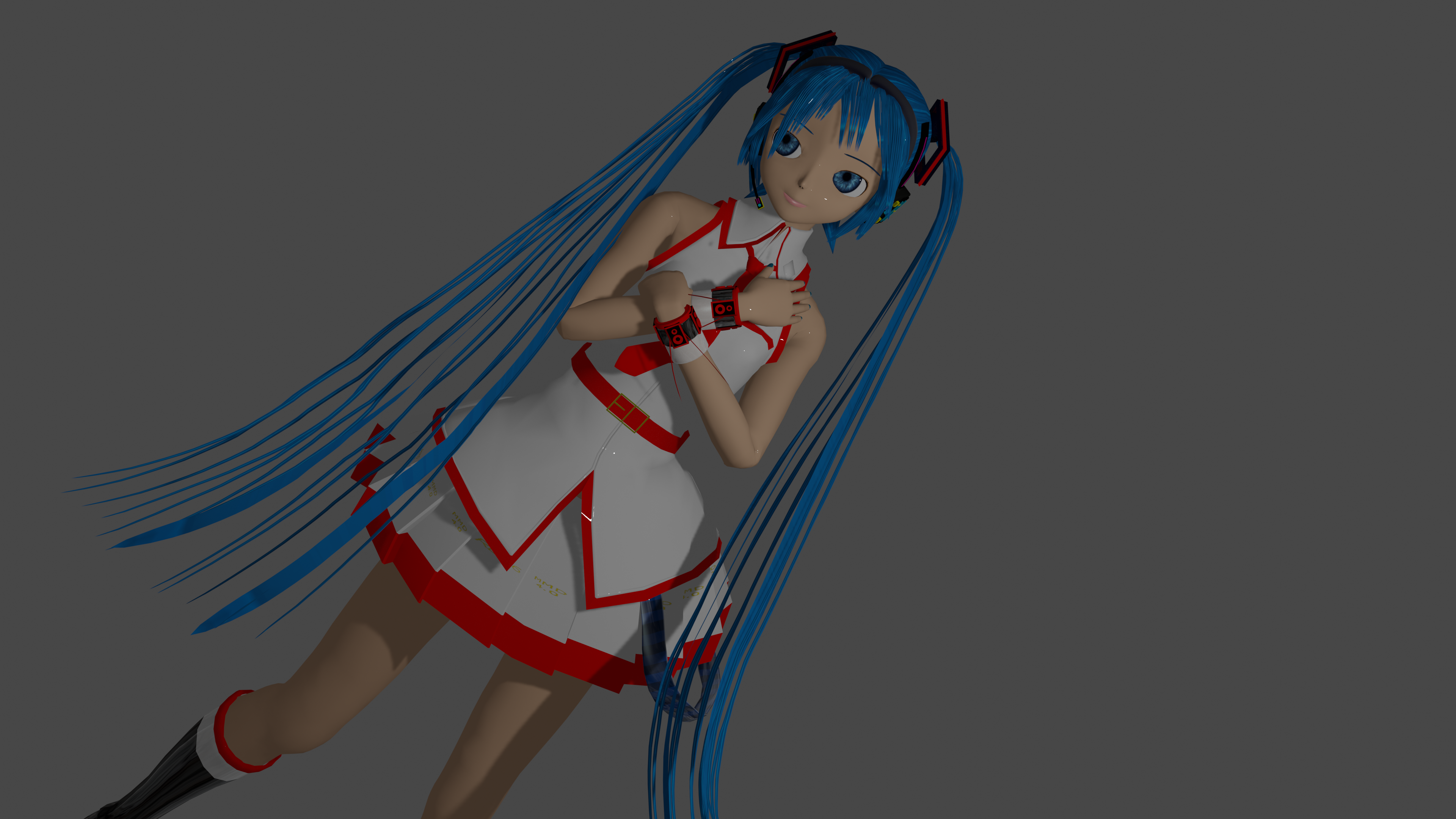 Hatsune Miku from Vocaloid HD Wallpaper