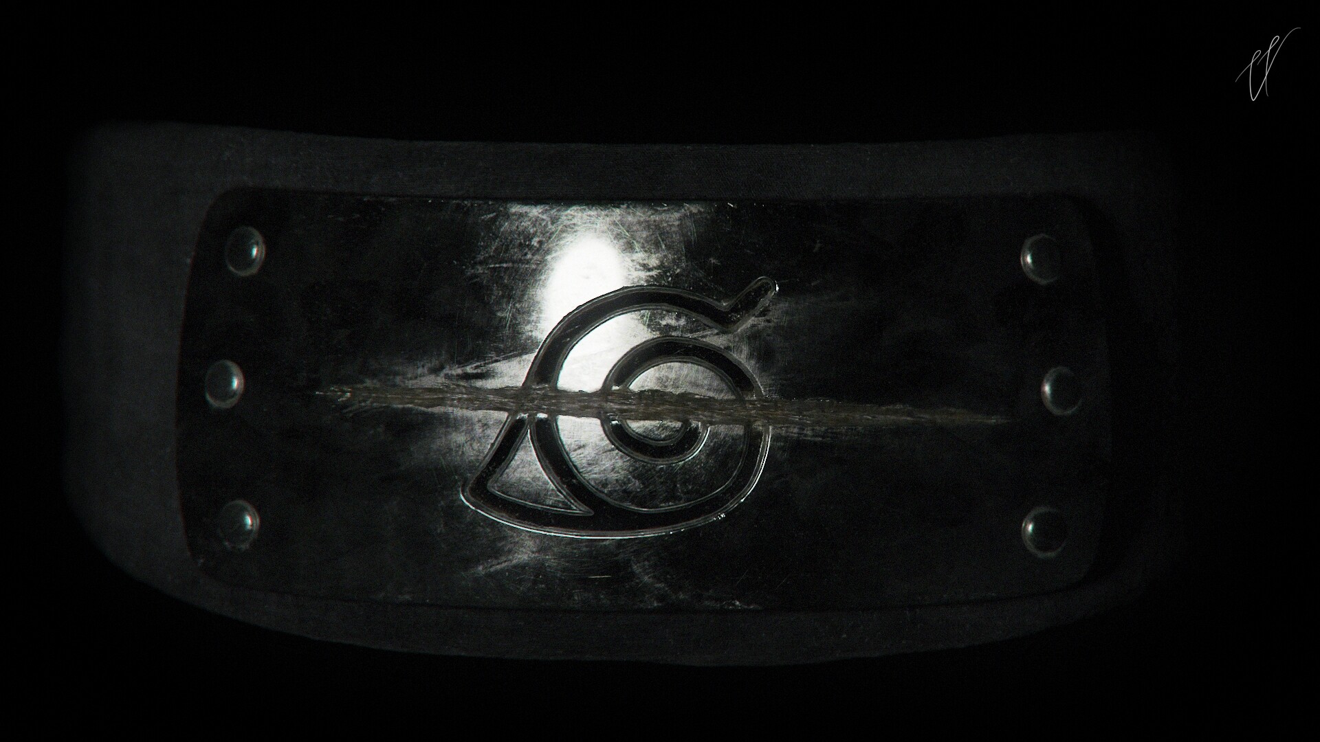 Naruto Konoha Headband HD Wallpaper