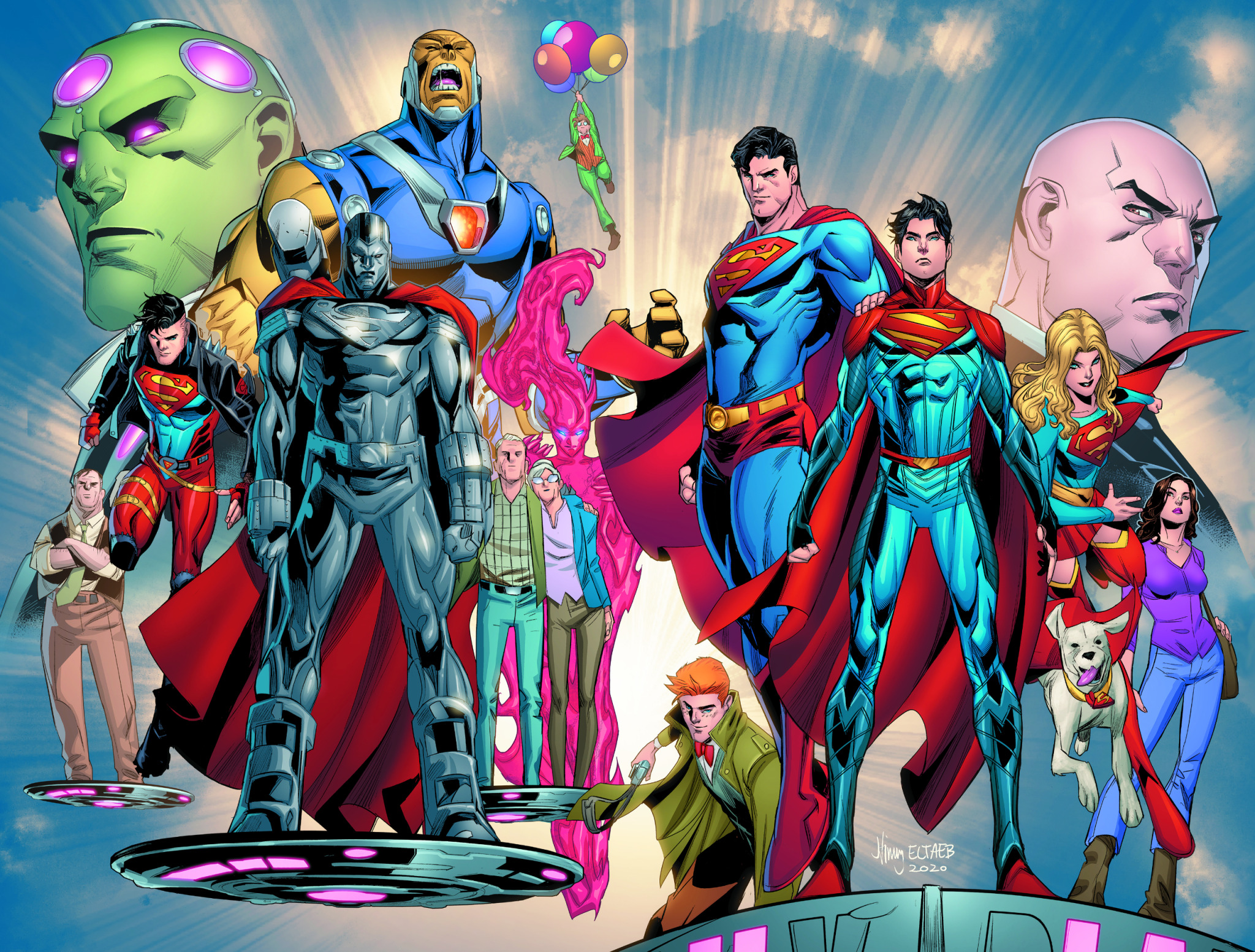 Superman and Allies DC Comics HD Wallpaper