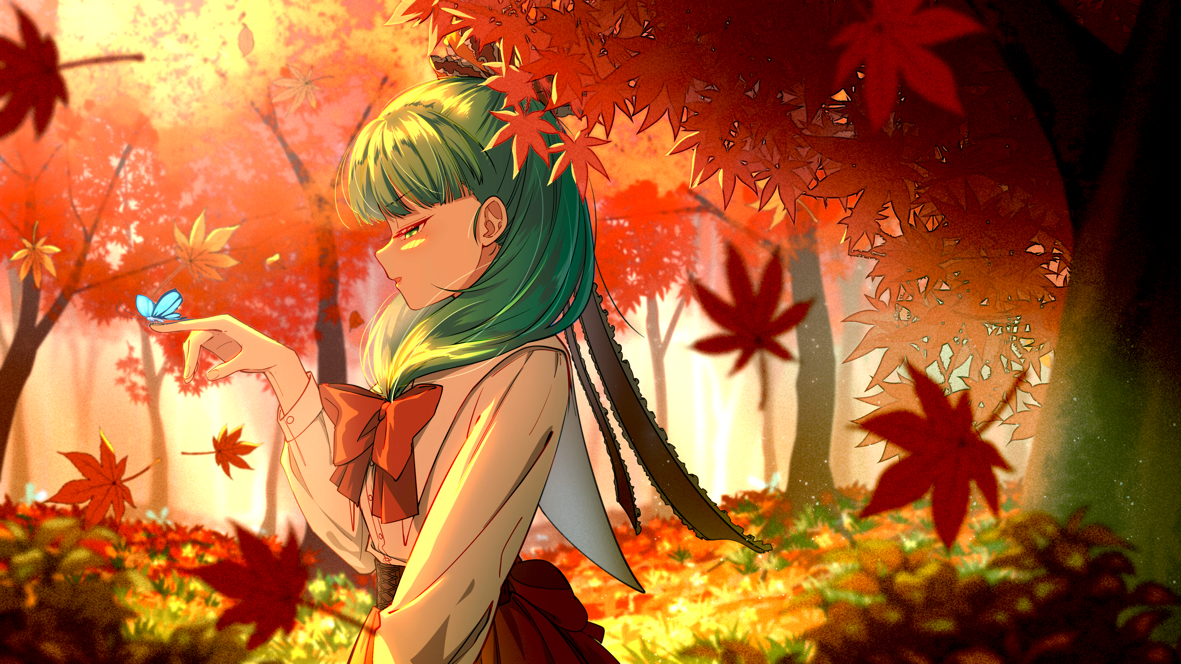 Hina Kagiyama from Touhou 4K HD Wallpaper