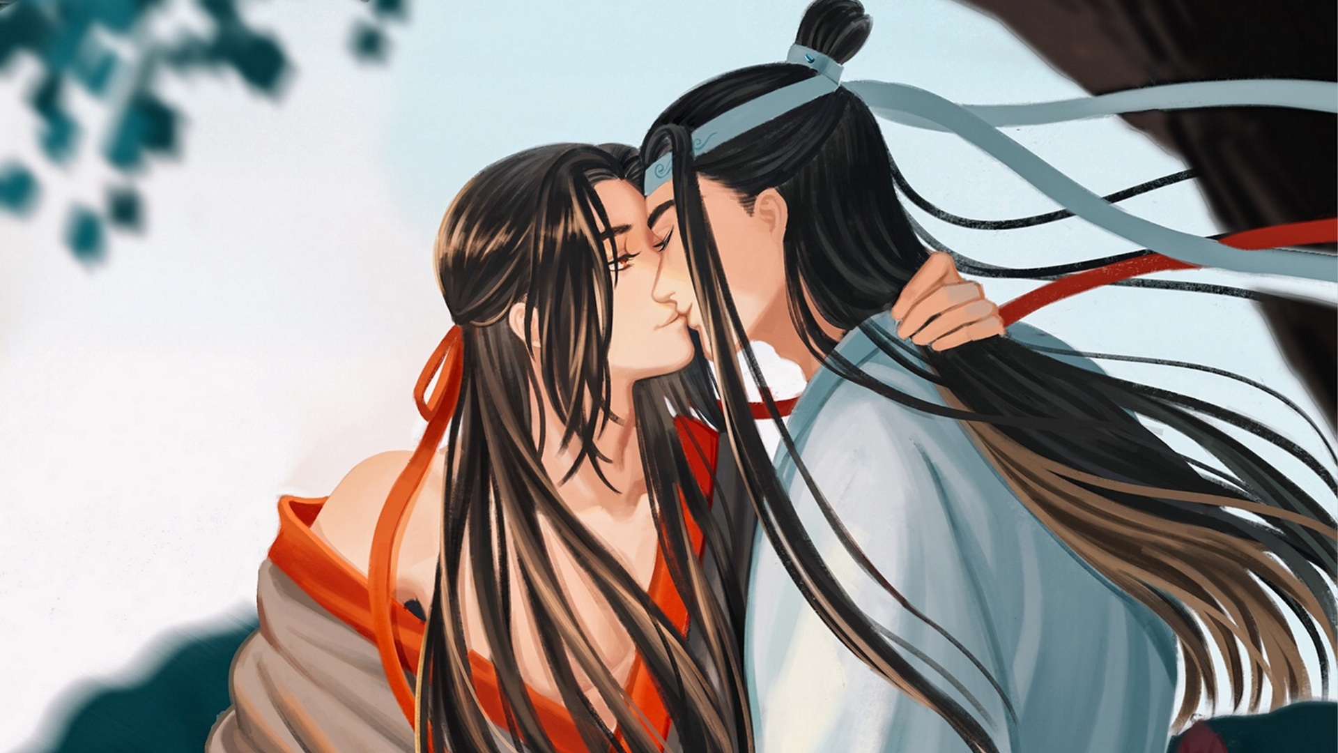 Wei Wuxian and Lan Wangji from Mo Dao Zu Shi HD Wallpaper