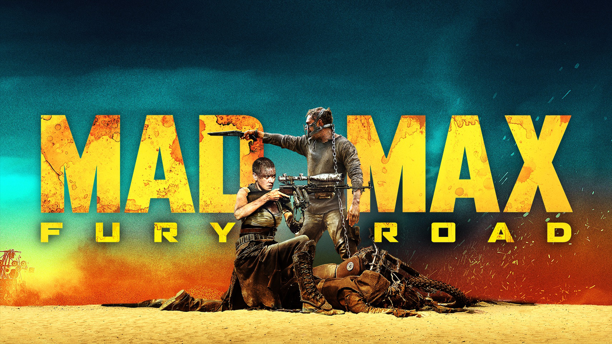 Mad Max: Fury Road with Imperator Furiosa and Max Rockatansky HD Wallpaper