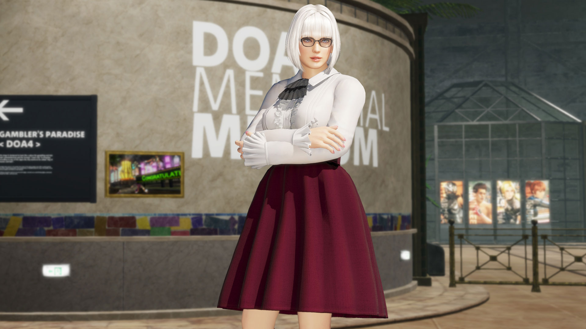 Christie from Dead or Alive 6 at DOA Memorial Museum HD Wallpaper