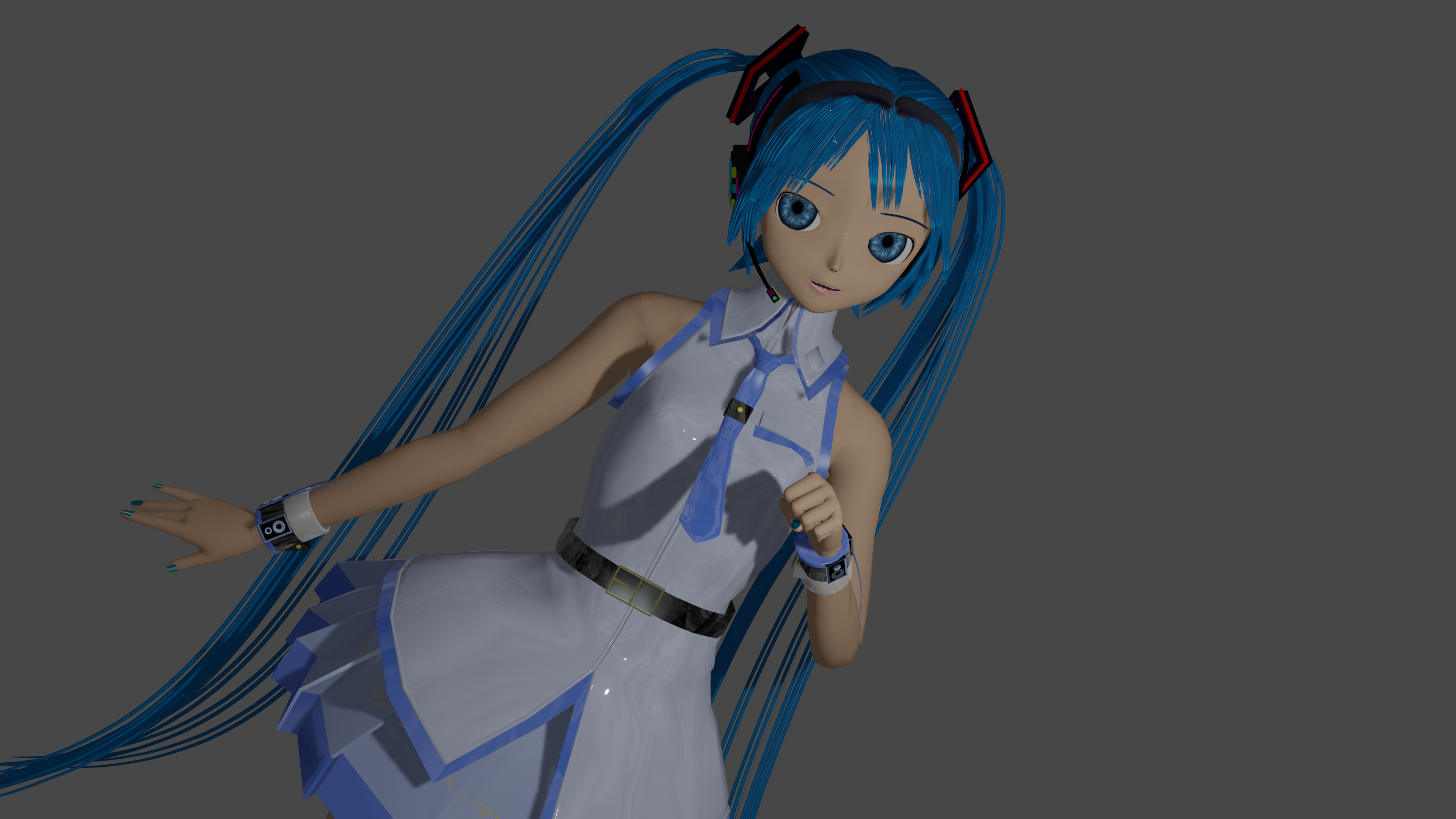 Hatsune Miku from Vocaloid HD Wallpaper