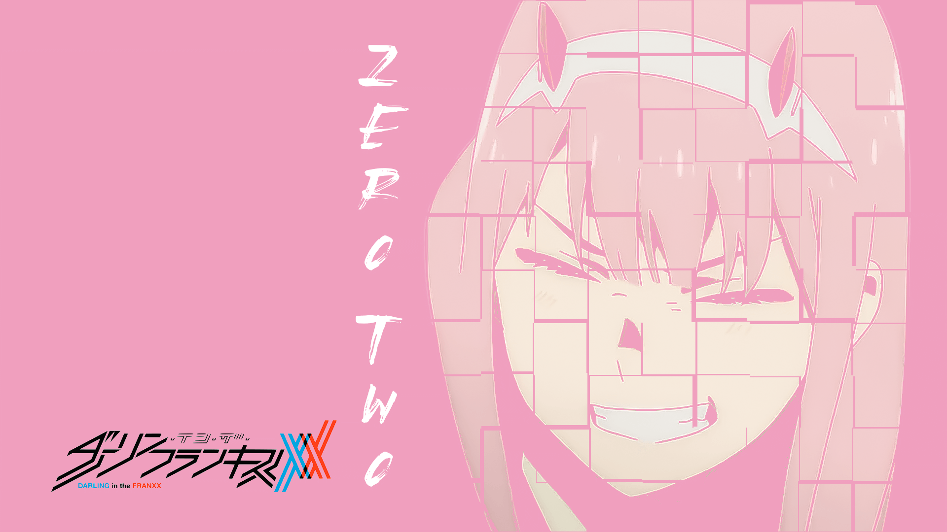 Zero Two from Darling in the FranXX HD Wallpaper