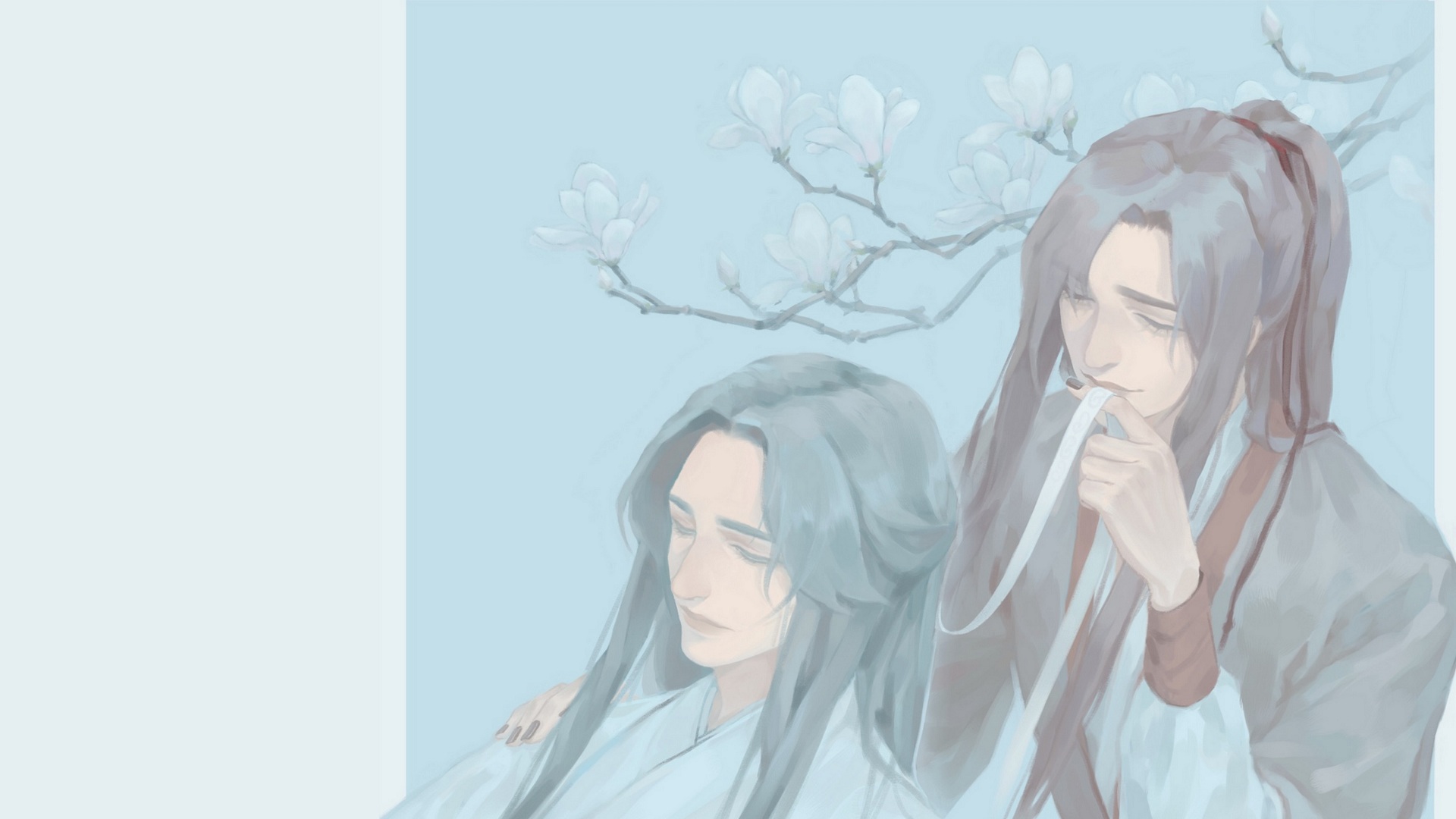 Lan Zhan and Wei Ying from Mo Dao Zu Shi HD Wallpaper
