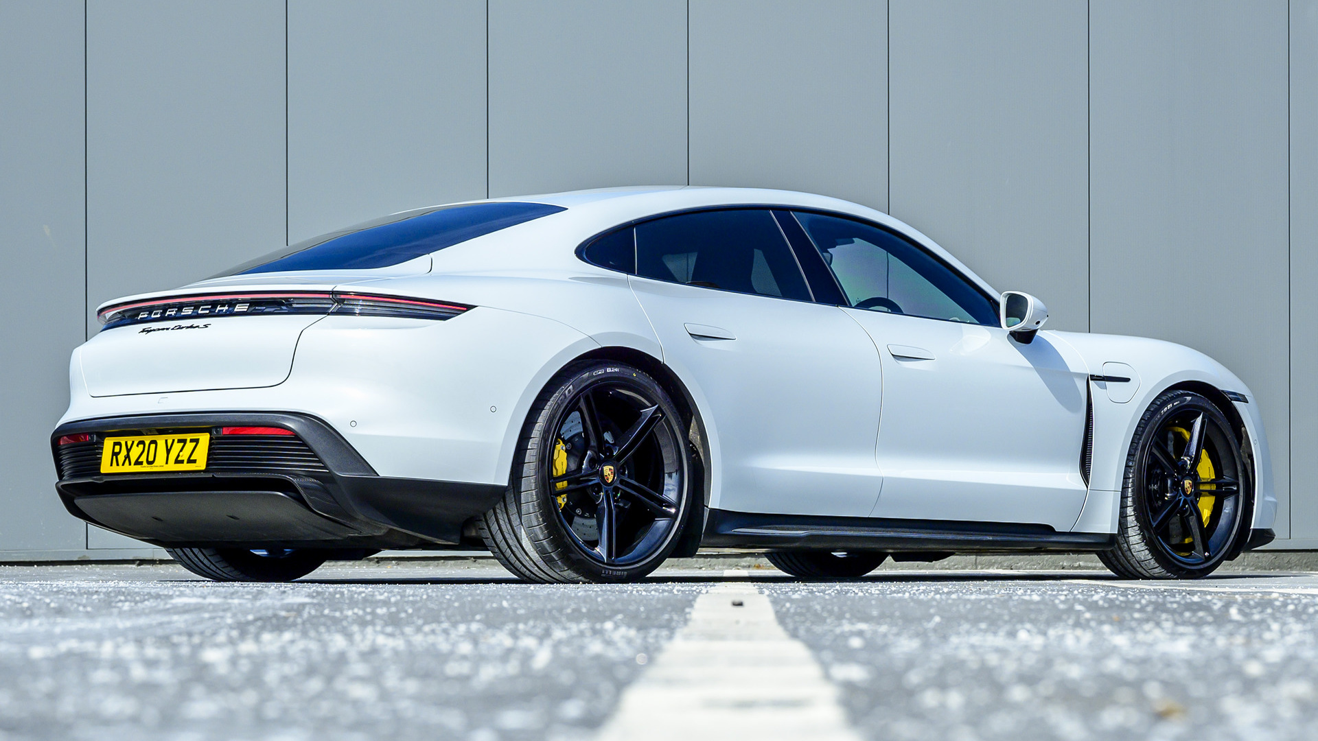 2020 Porsche Taycan Turbo S Electric Sedan HD Wallpaper
