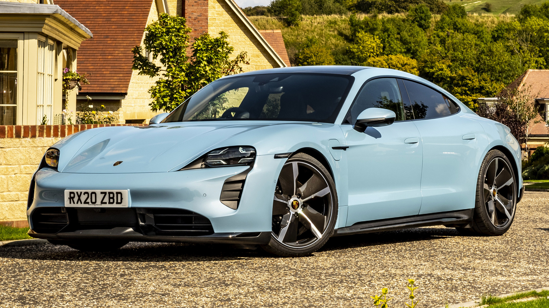 2020 Porsche Taycan 4S Electric Sedan HD Wallpaper