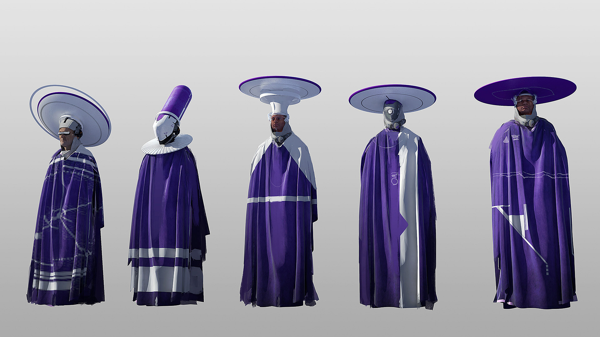 Characters from Grand Space Opera: Light Age HD Wallpaper
