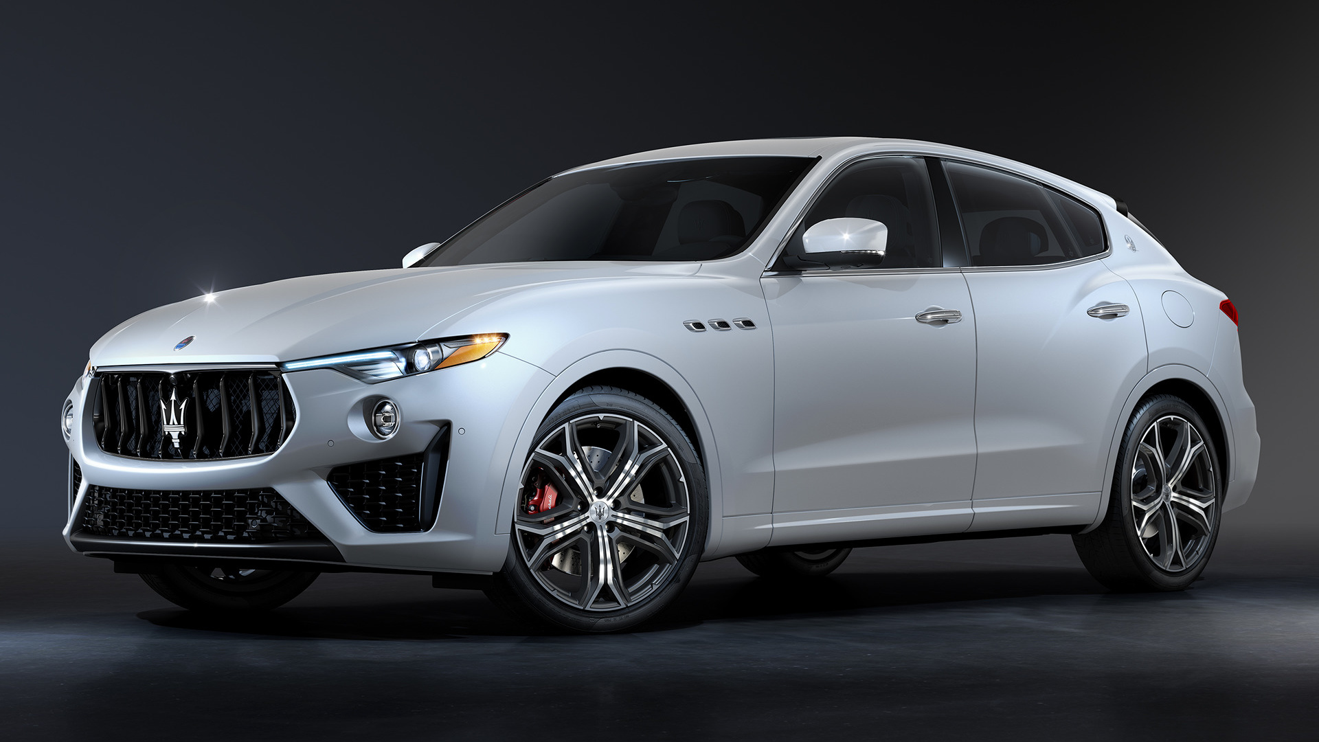 White Maserati Levante GT Sport Pack SUV HD Wallpaper