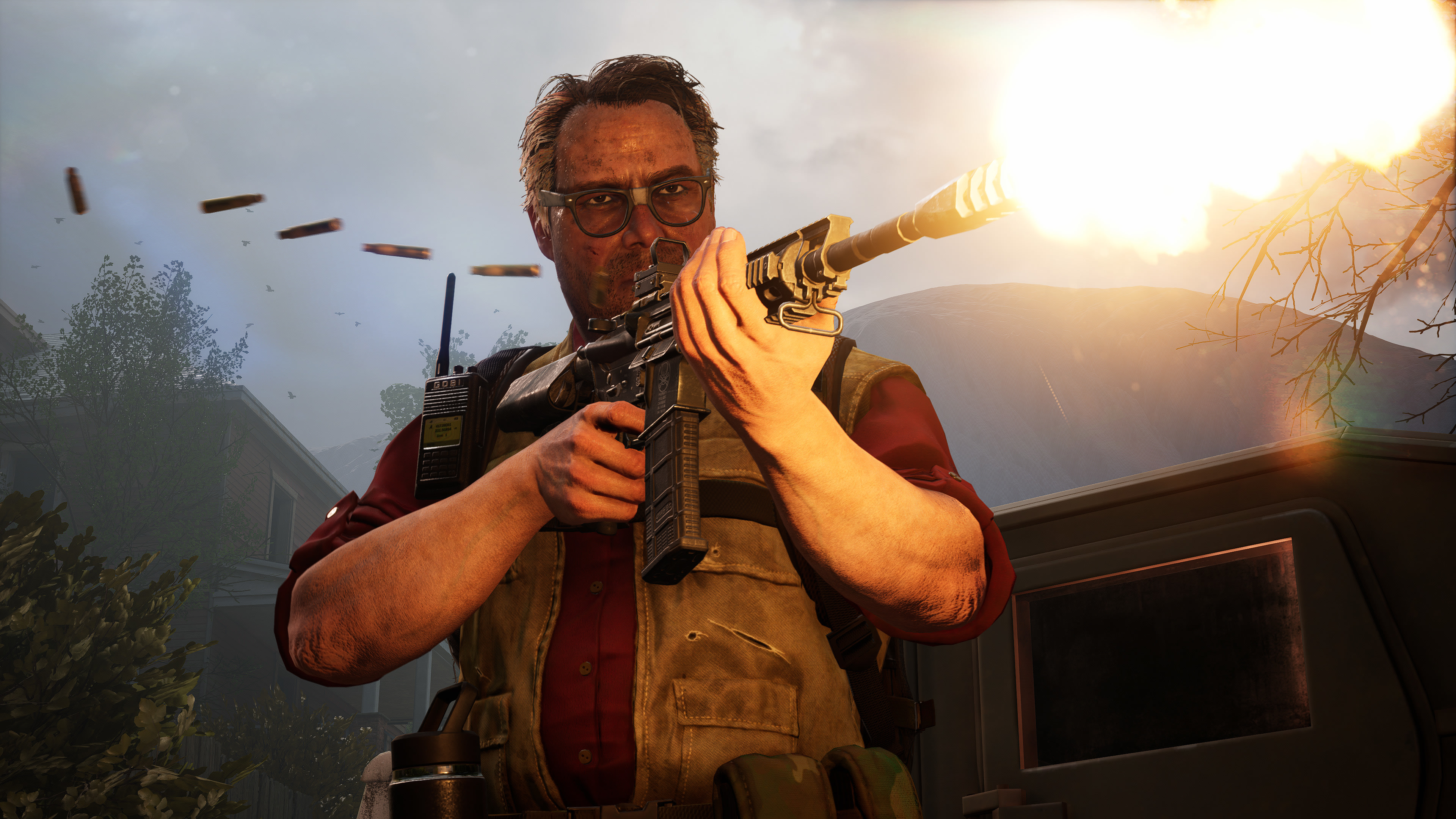 Man firing a rifle in Back 4 Blood 4K HD Wallpaper