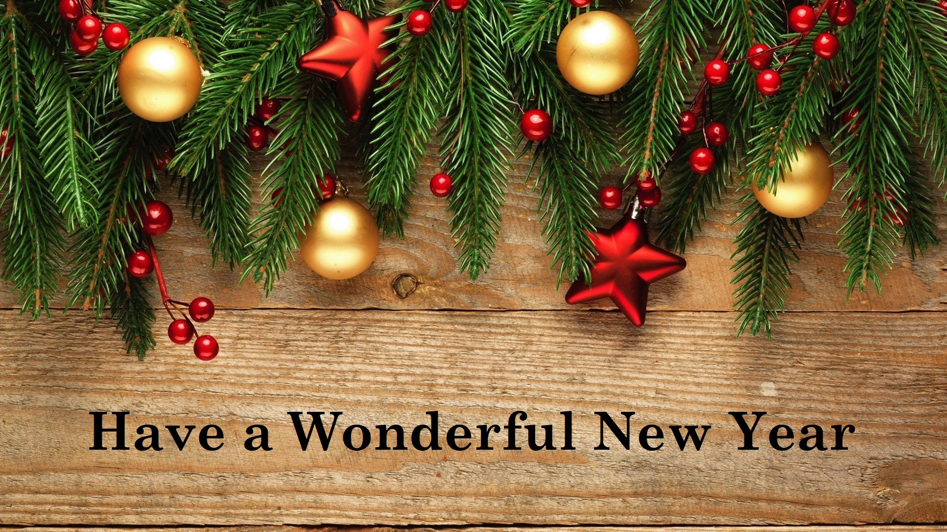 Have a Wonderful New Year HD Wallpaper