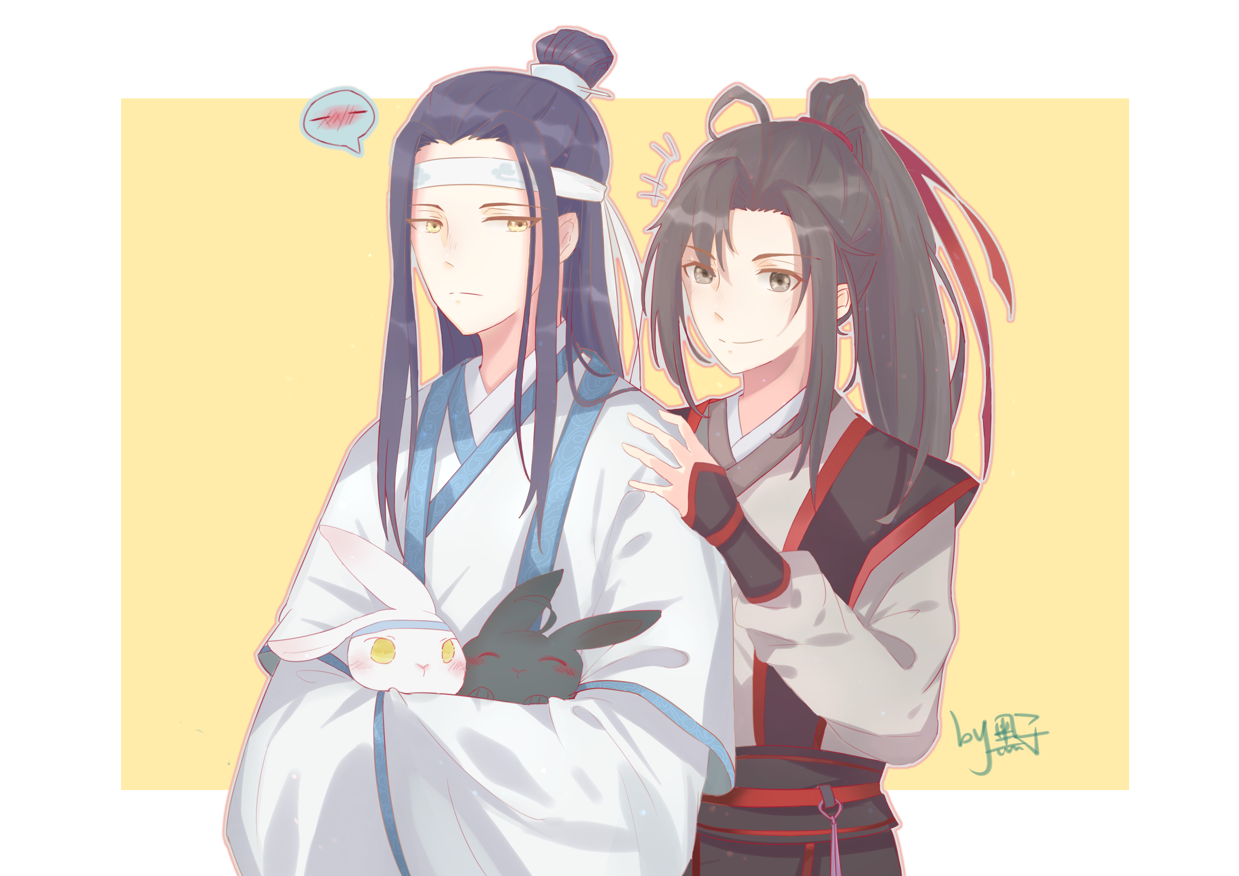 Lan Wangji and Wei Wuxian from Mo Dao Zu Shi 4K HD Wallpaper