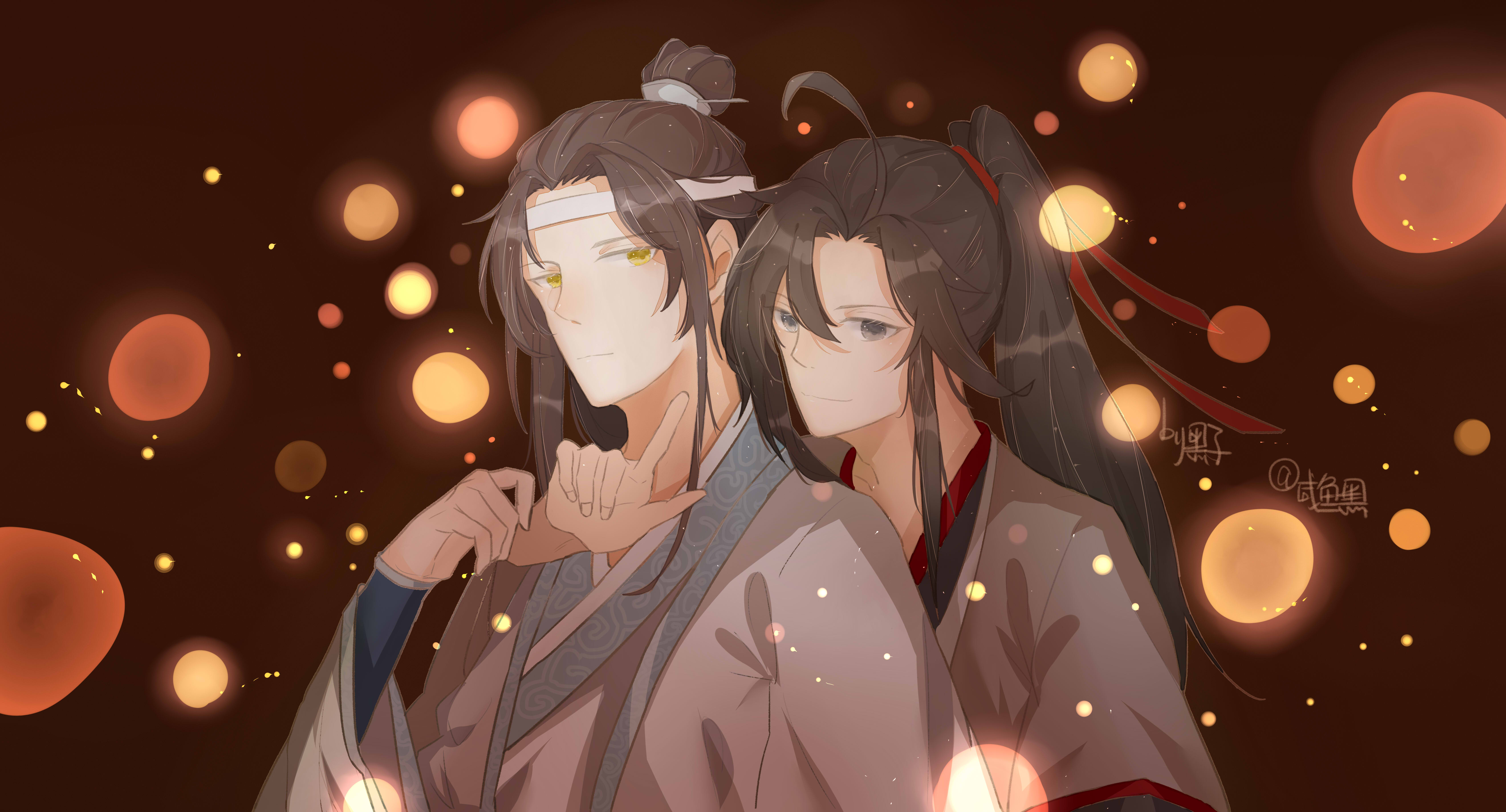 Mo Dao Zu Shi 4K: Lan Zhan and Wei Wuxian HD Wallpaper