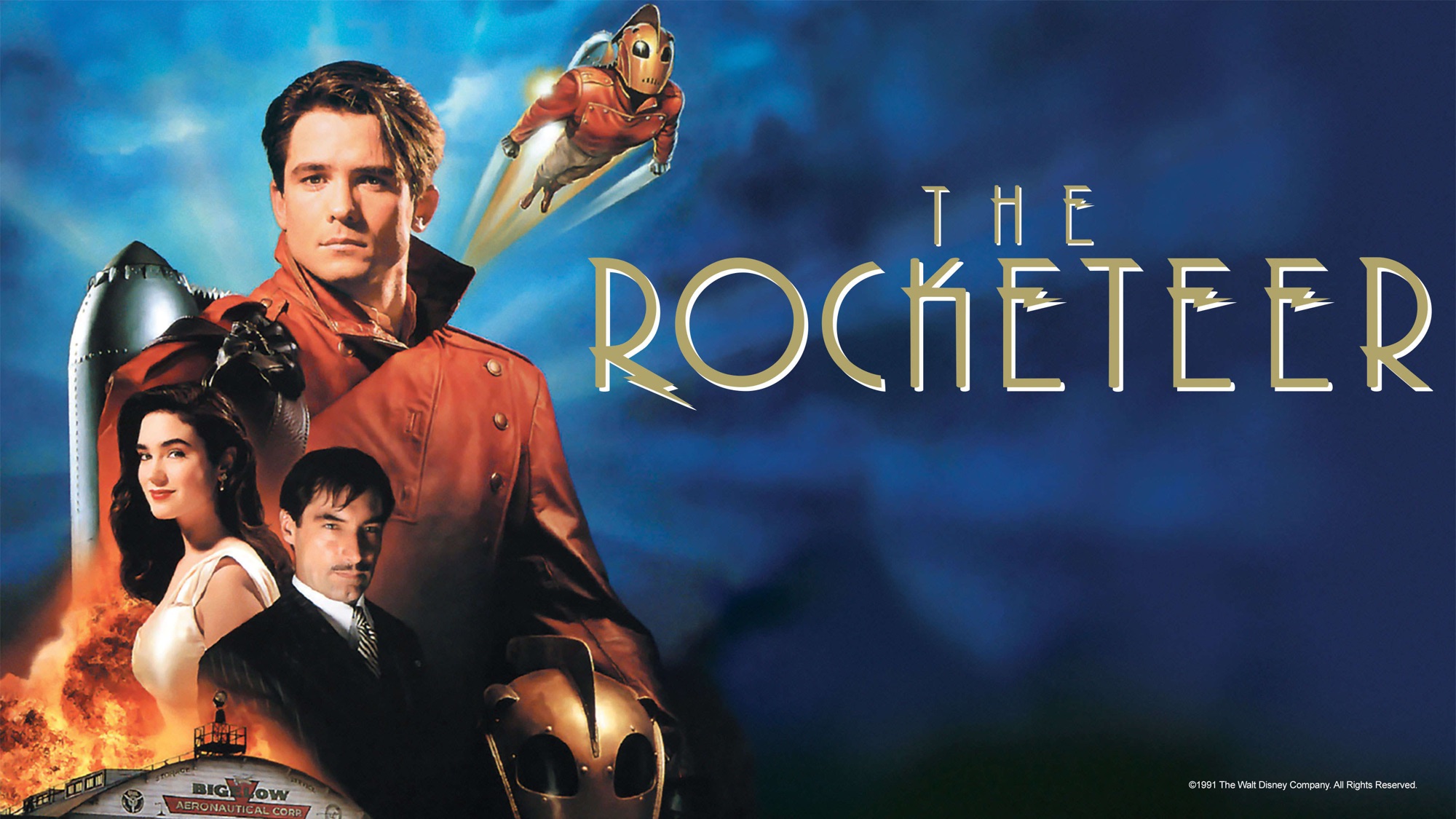 The Rocketeer Movie Poster HD Wallpaper
