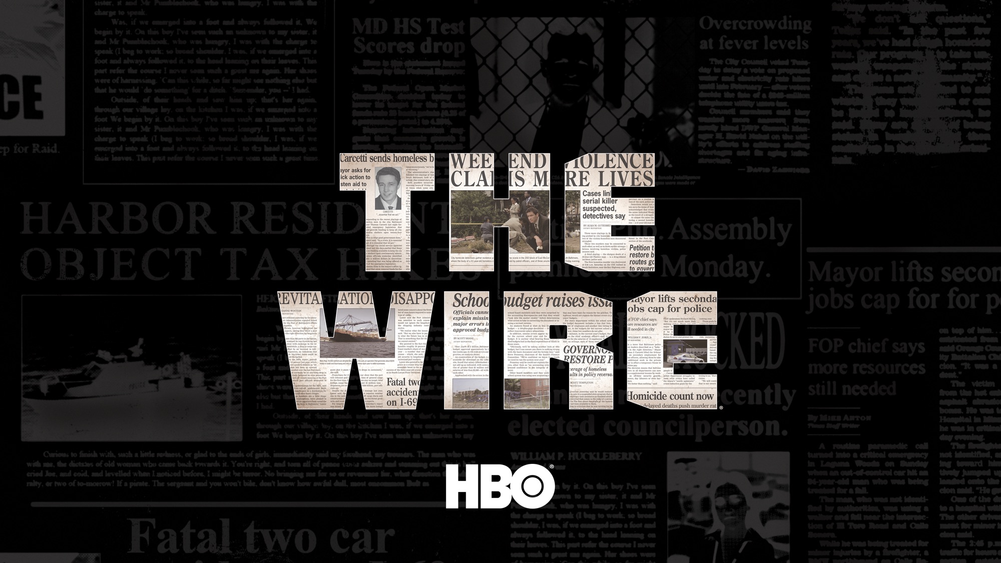 The Wire HBO Series Title HD Wallpaper