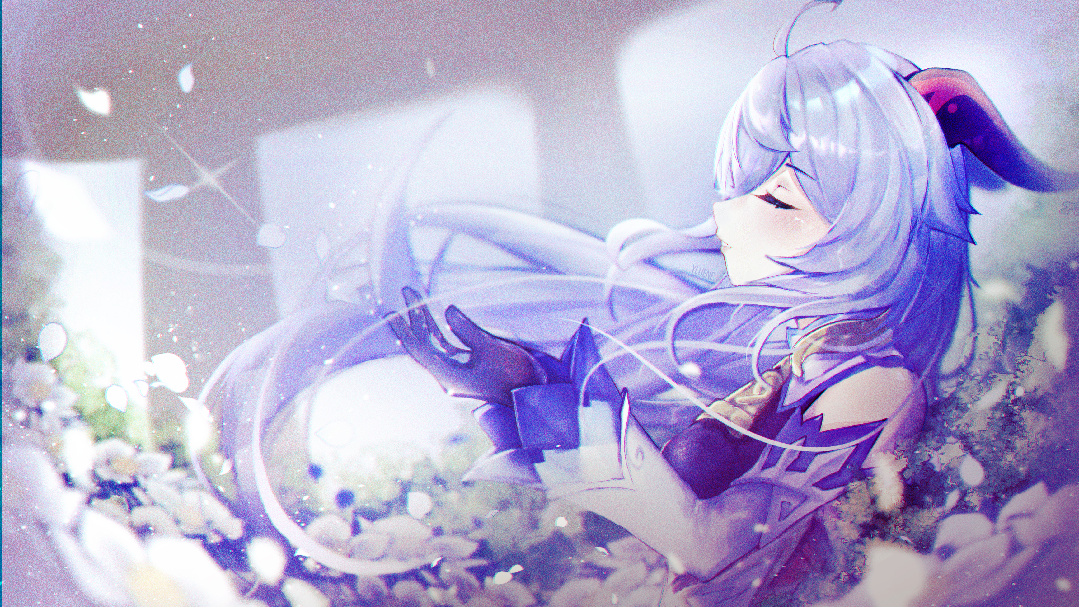 Ganyu from Genshin Impact HD Wallpaper