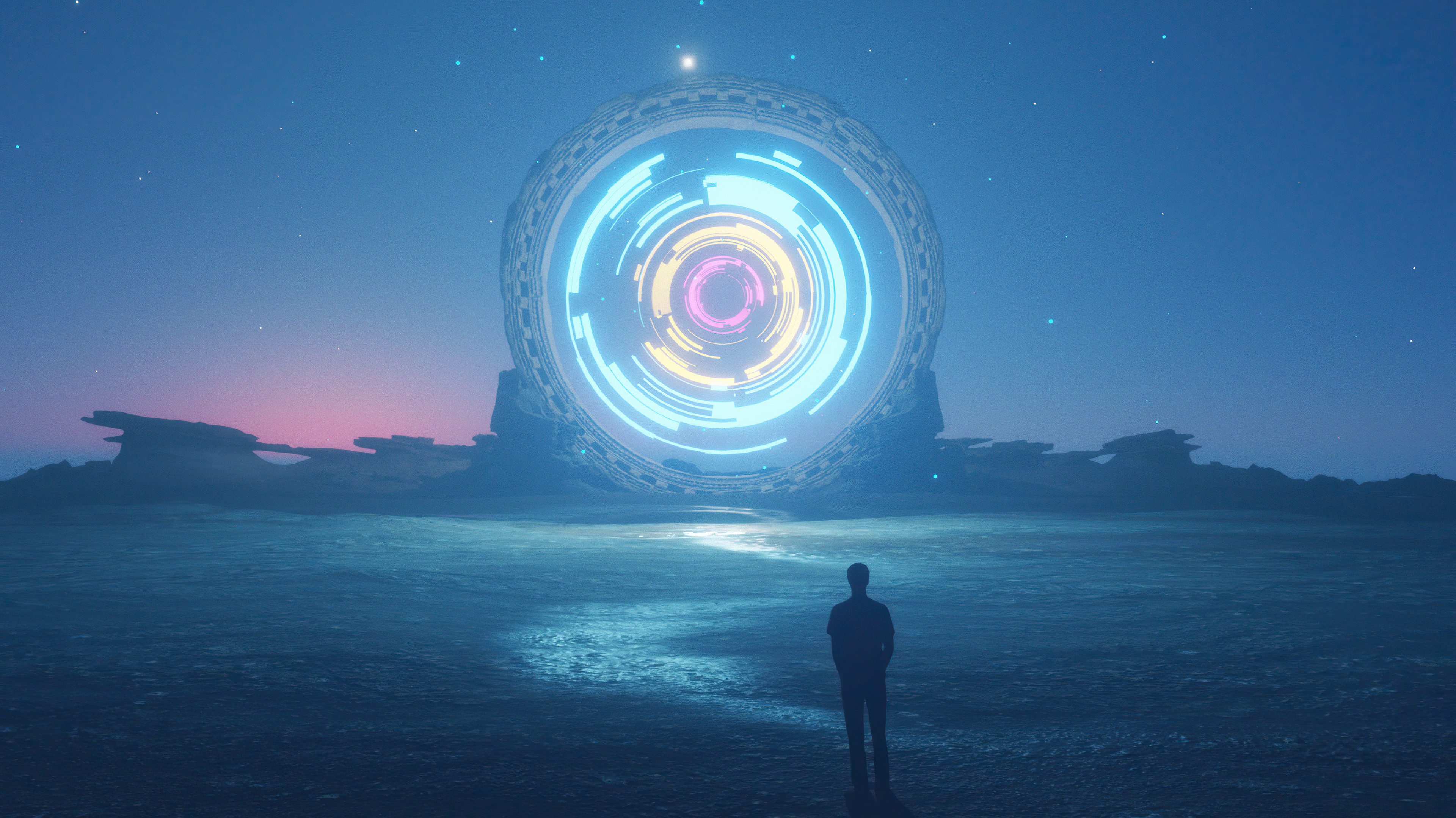 Fantasy Portal 4K HD Wallpaper