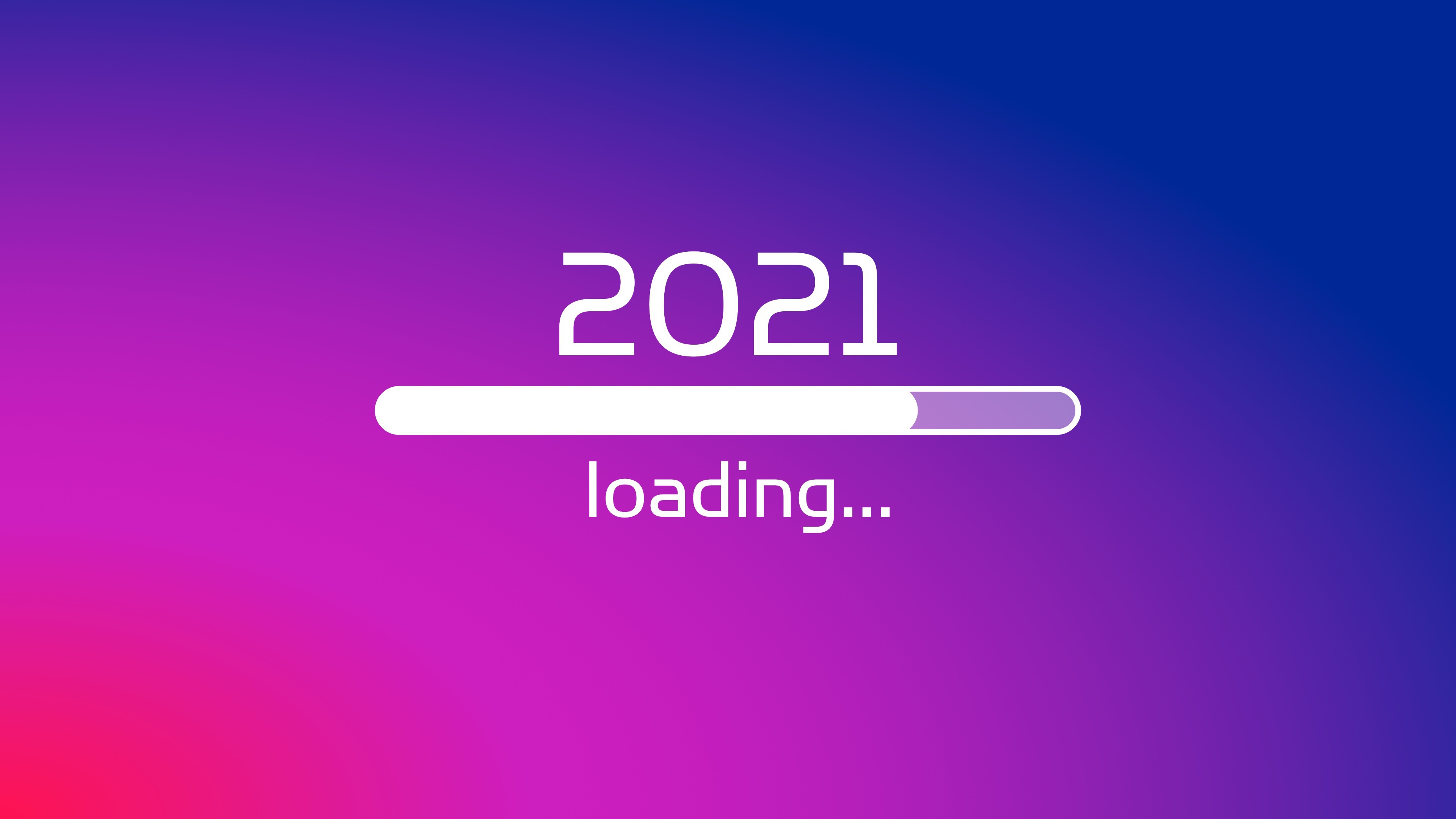 2021 loading bar HD Wallpaper