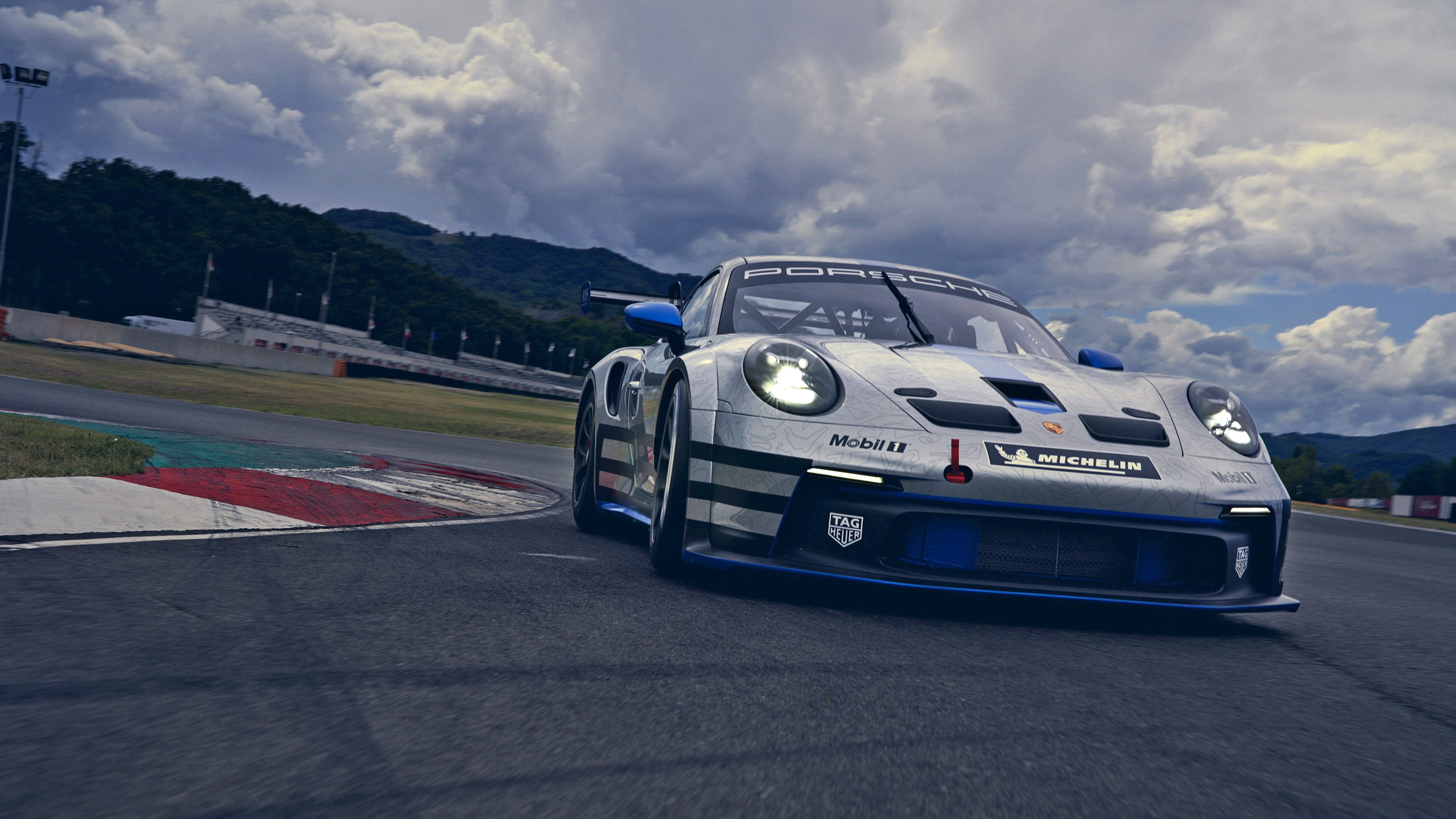 Porsche 911 GT3 4K Race Car on Track HD Wallpaper