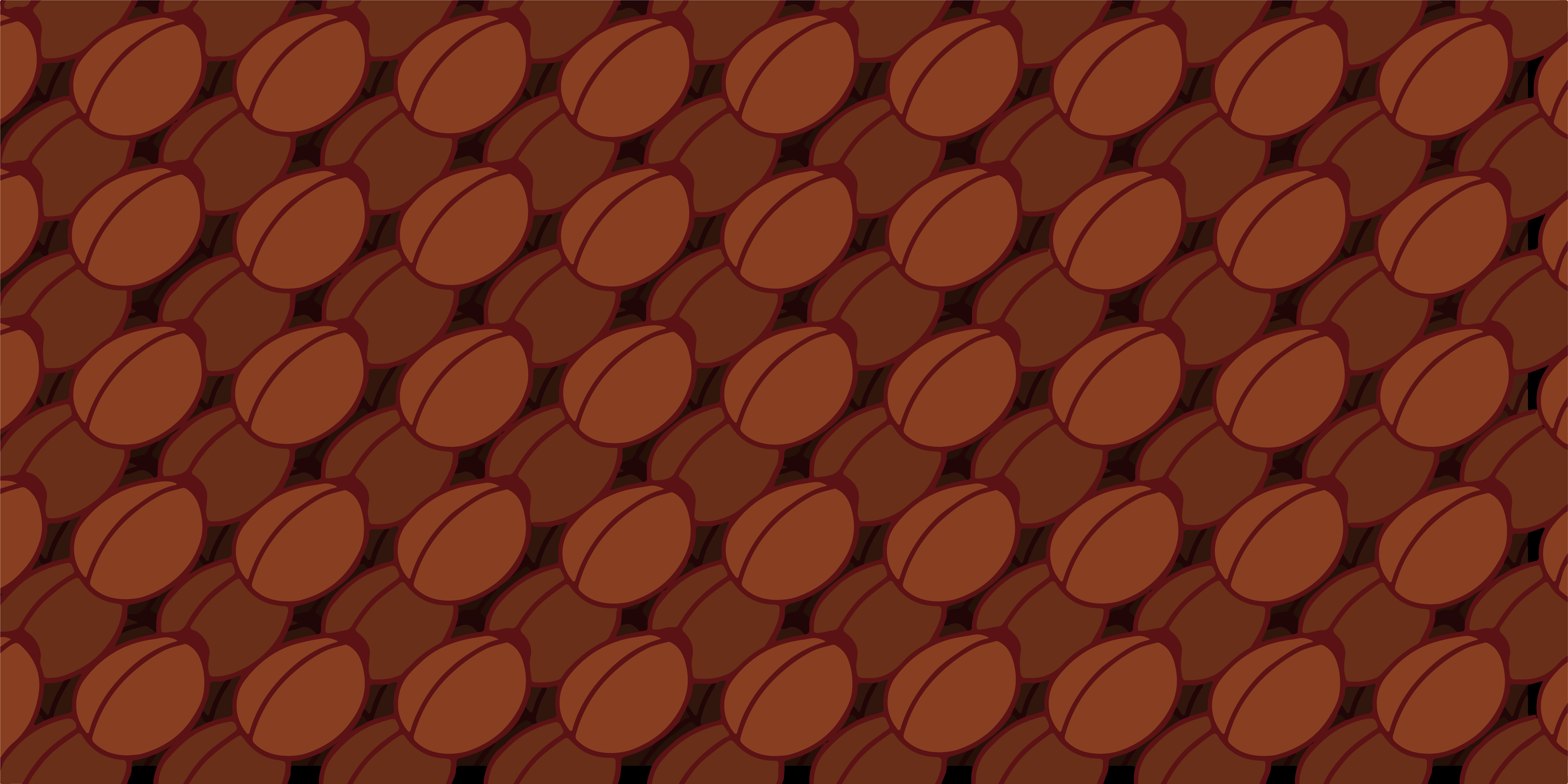 Coffee beans pattern HD Wallpaper