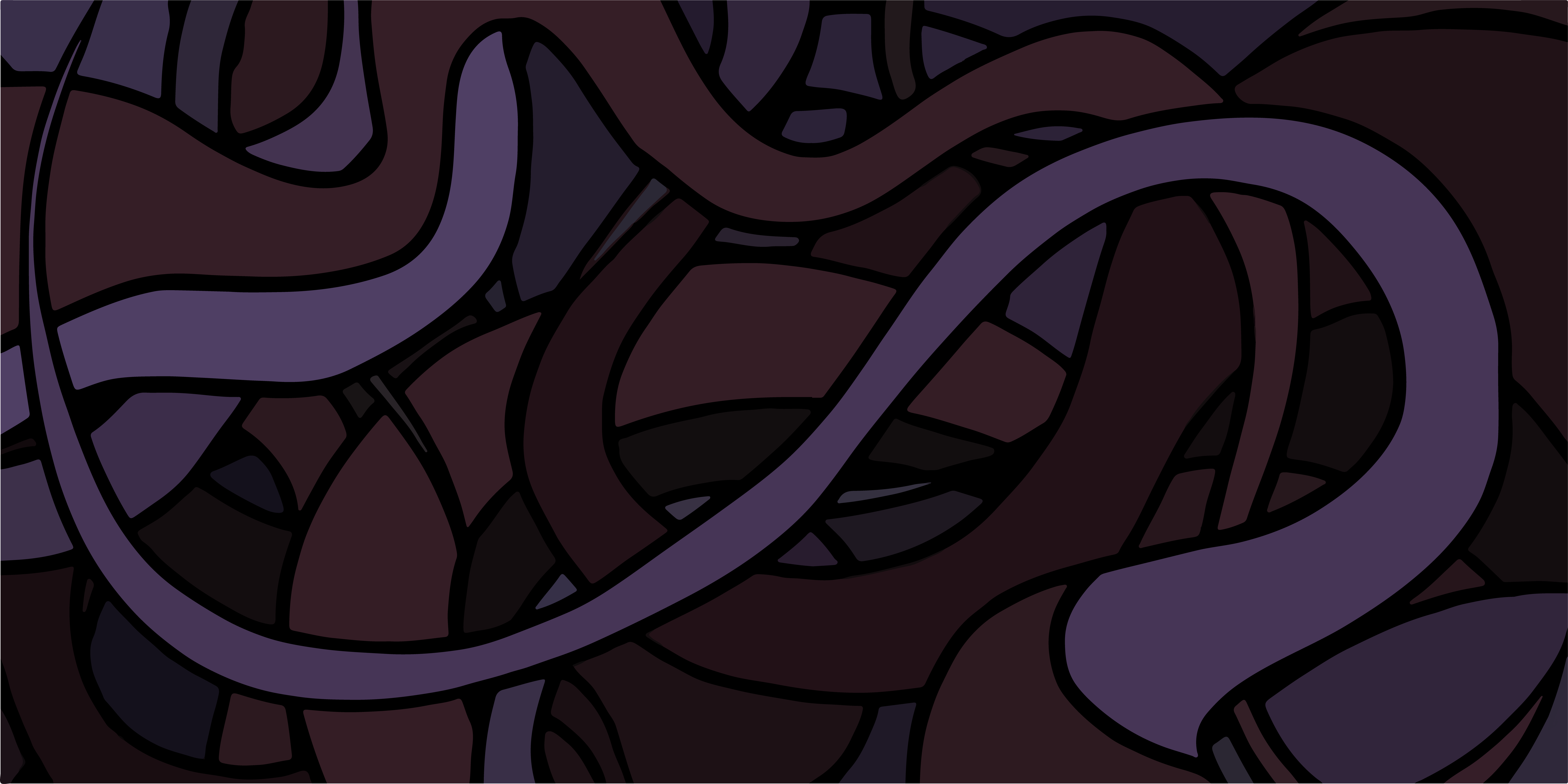 Abstract Purple and Maroon Swirls HD Wallpaper