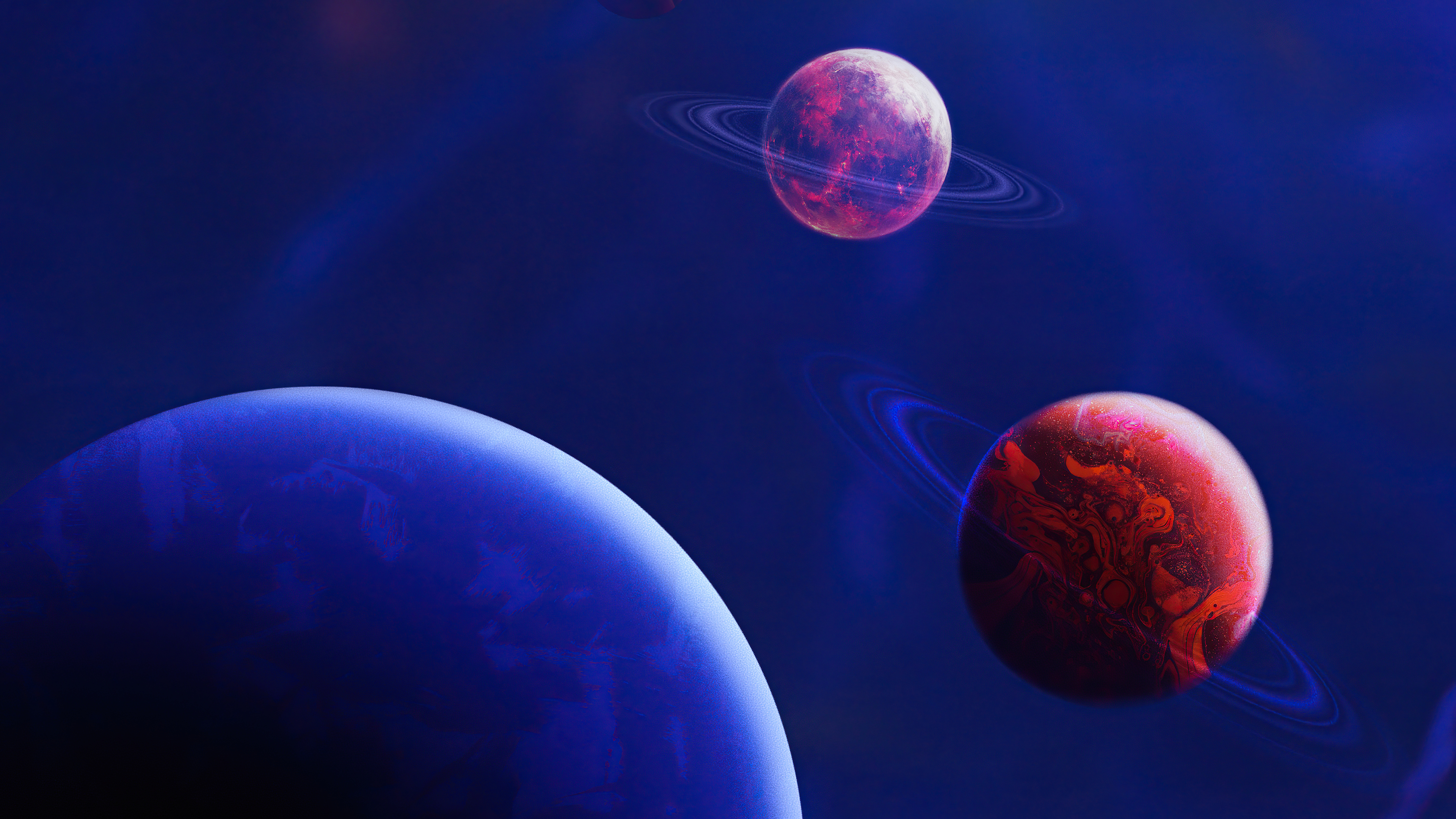 Sci Fi Planets 4K HD Wallpaper