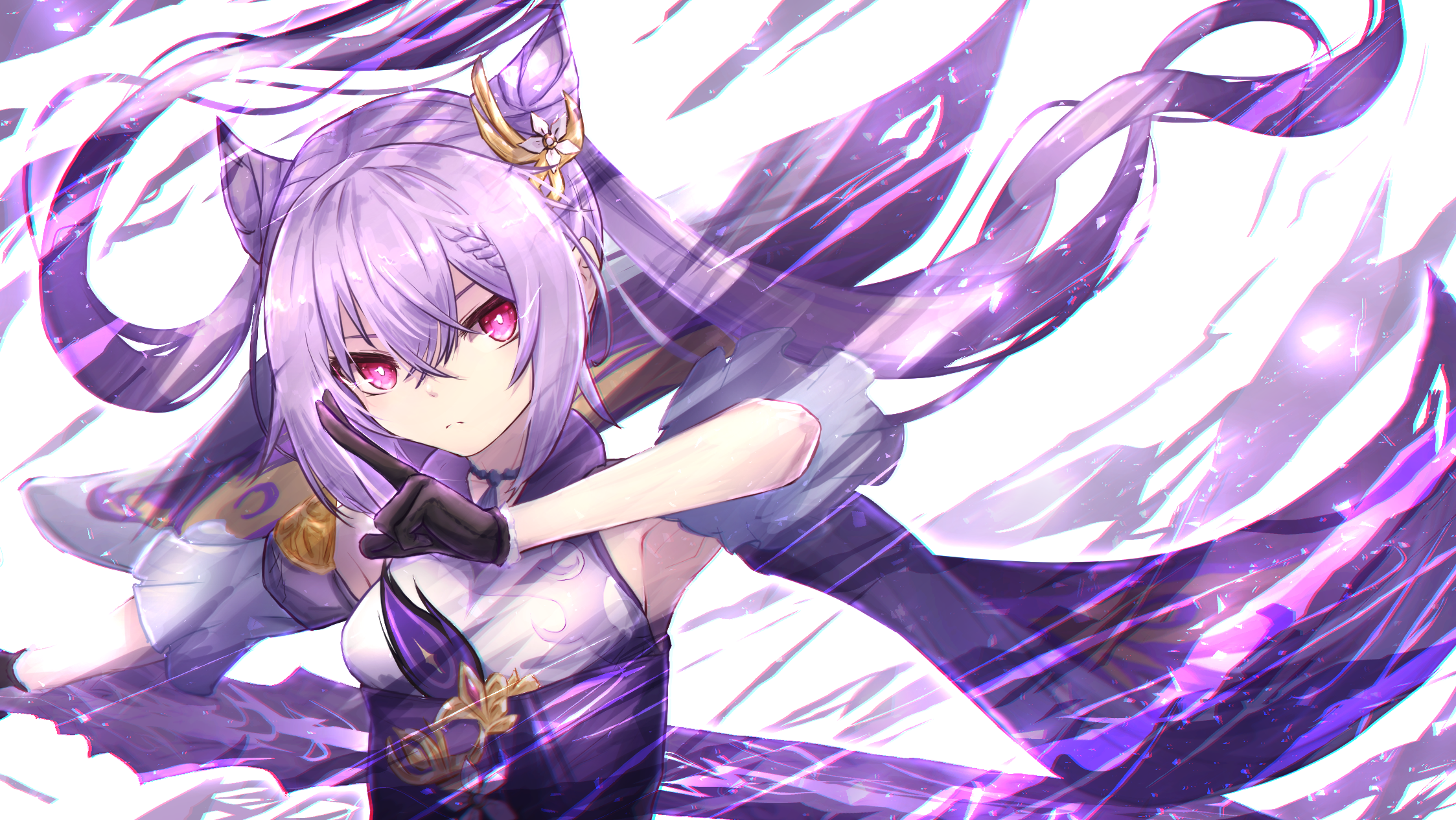 Keqing from Genshin Impact HD Wallpaper